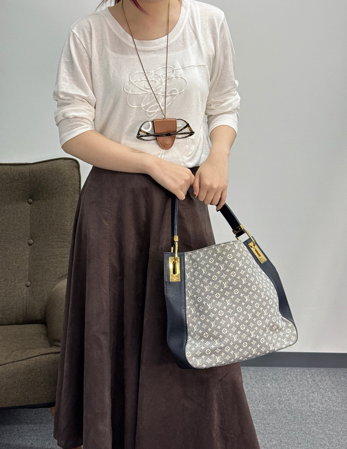LOUIS VUITTON Monogram Denim Tote bag