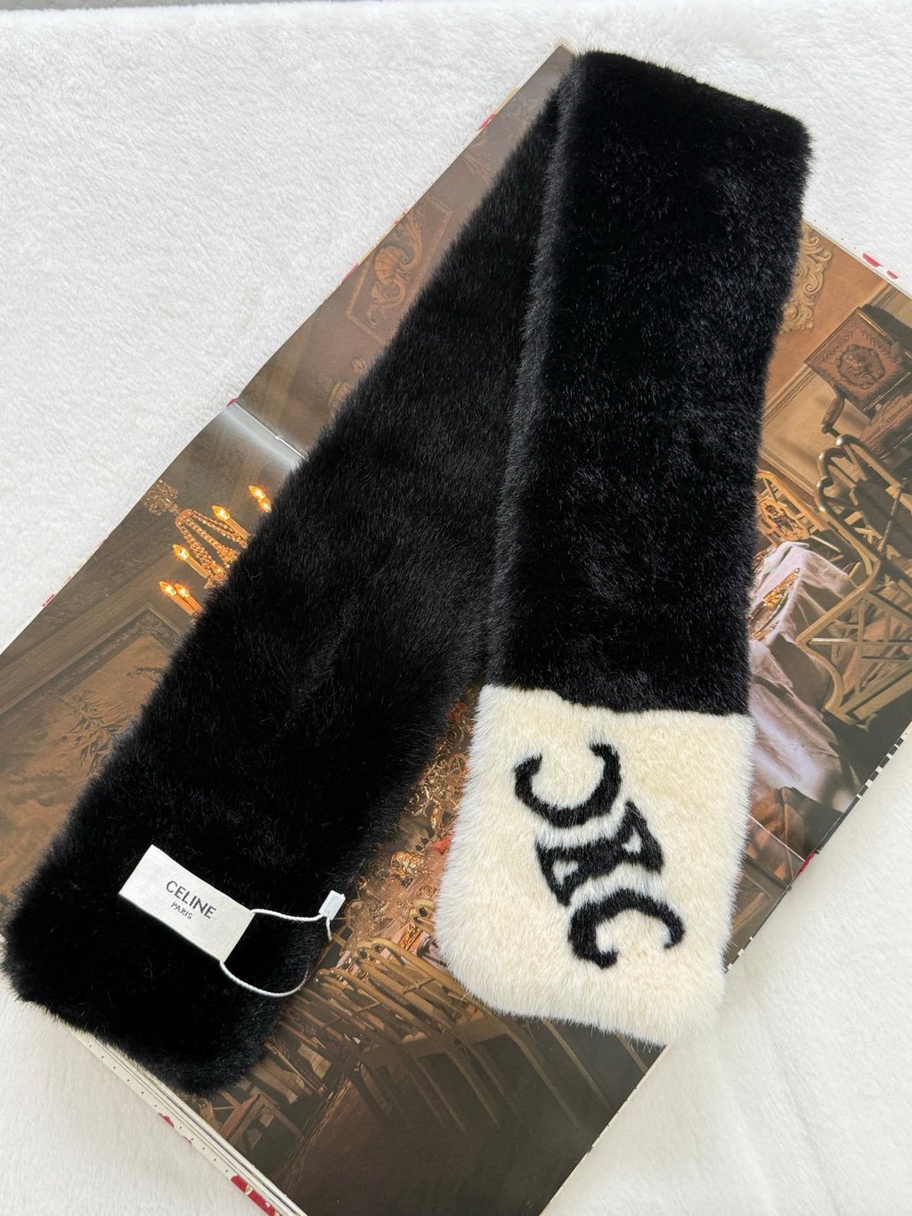 CELINE Fur Scarf