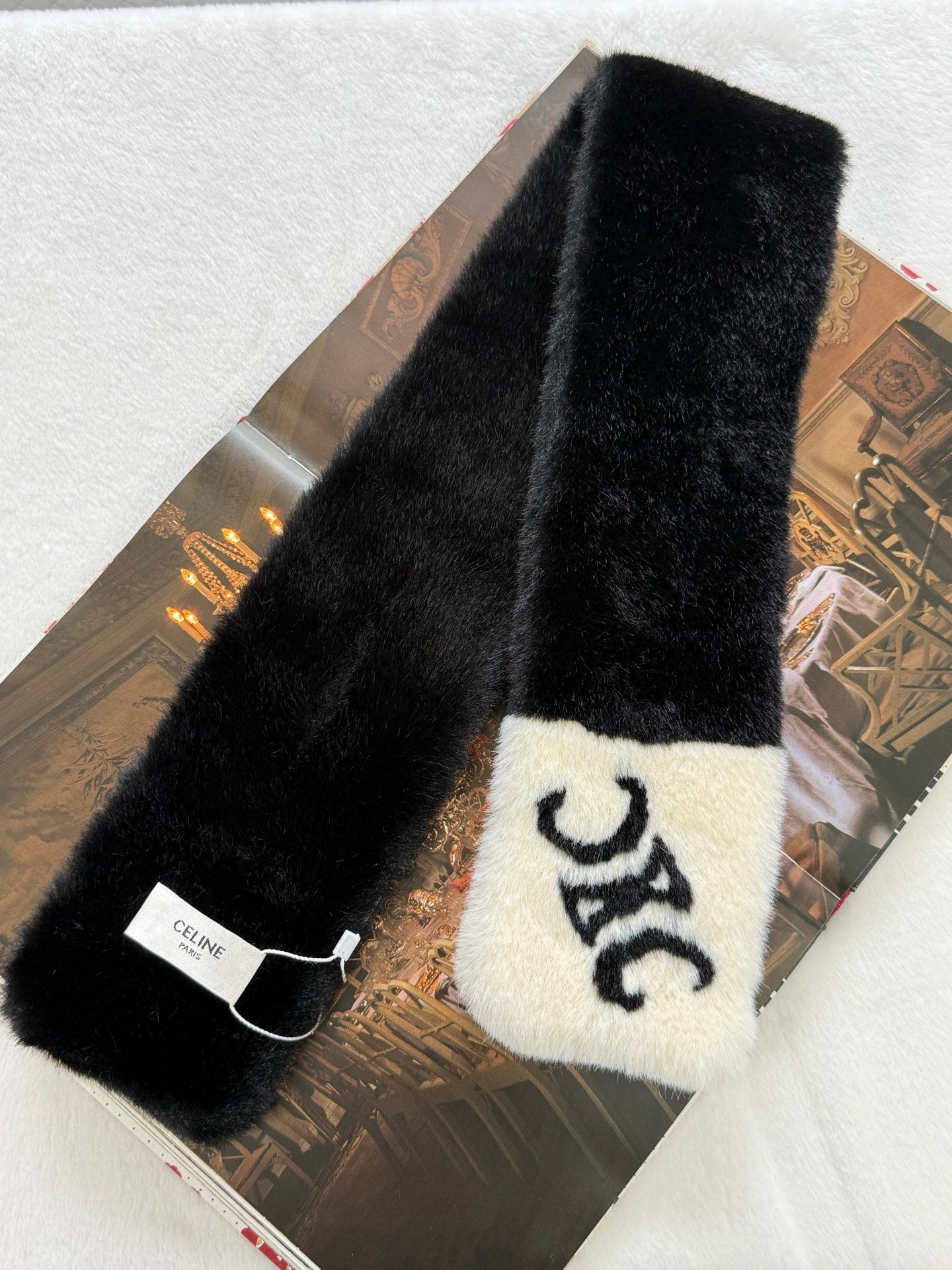CELINE Fur Scarf