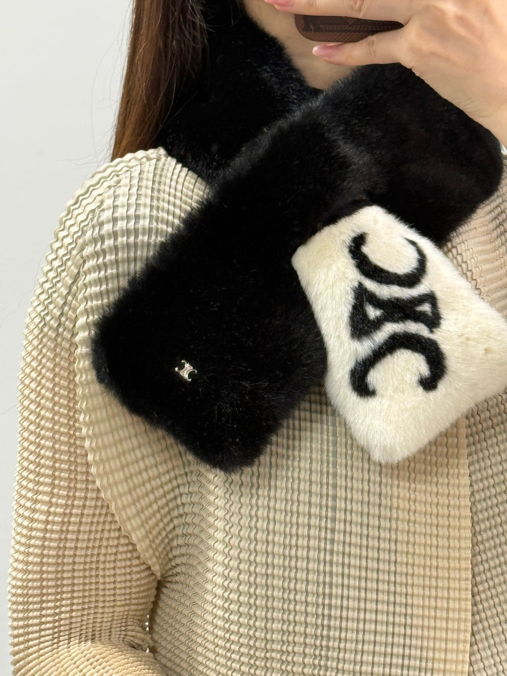 CELINE Fur Scarf