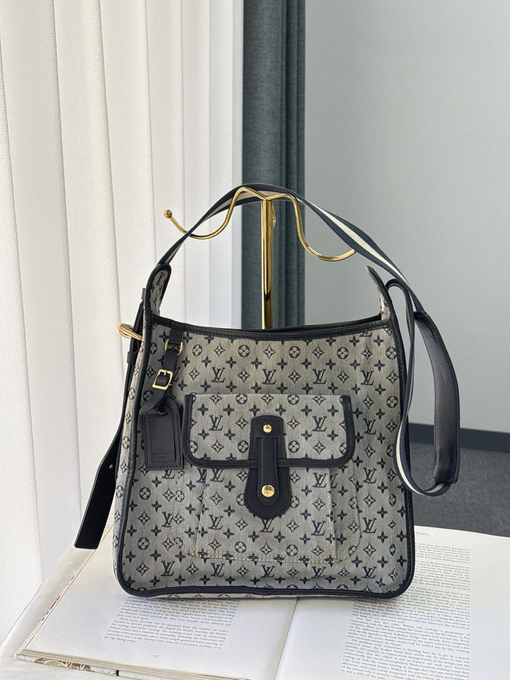 LOUIS VUITTON Monogram Denim Shoulder bag