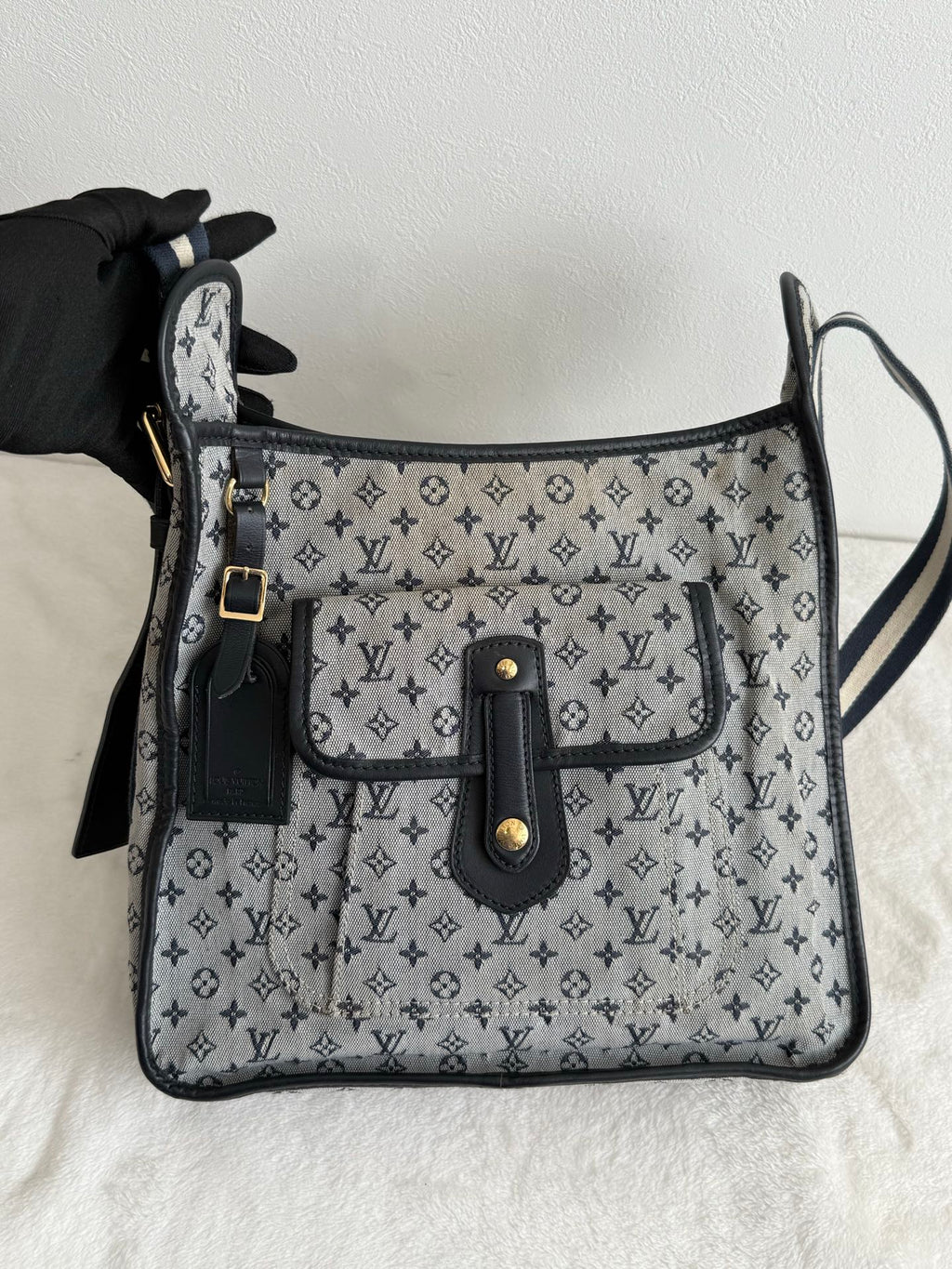 LOUIS VUITTON Monogram Denim Shoulder bag