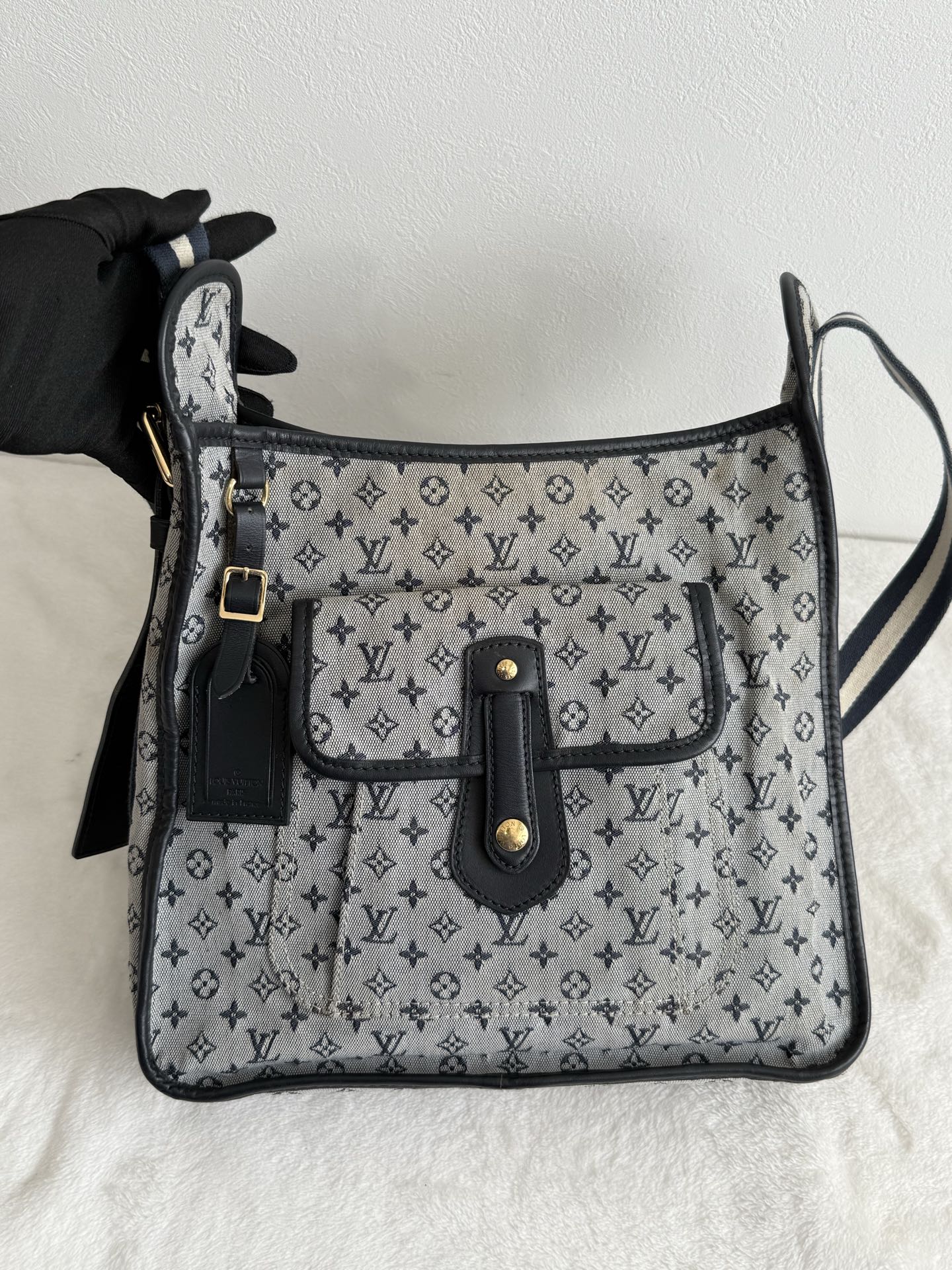 LOUIS VUITTON Monogram Denim Shoulder bag