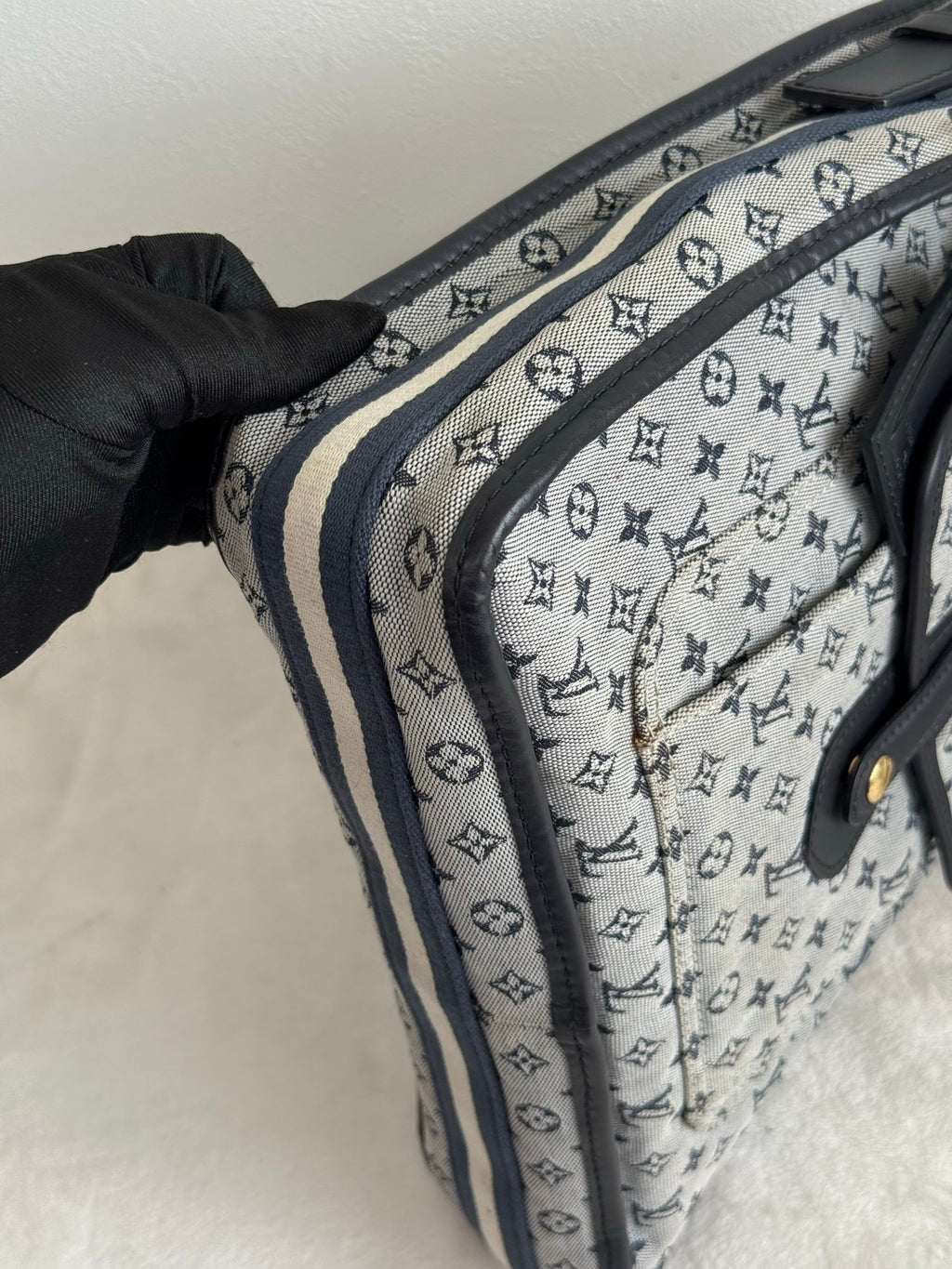 LOUIS VUITTON Monogram Denim Shoulder bag
