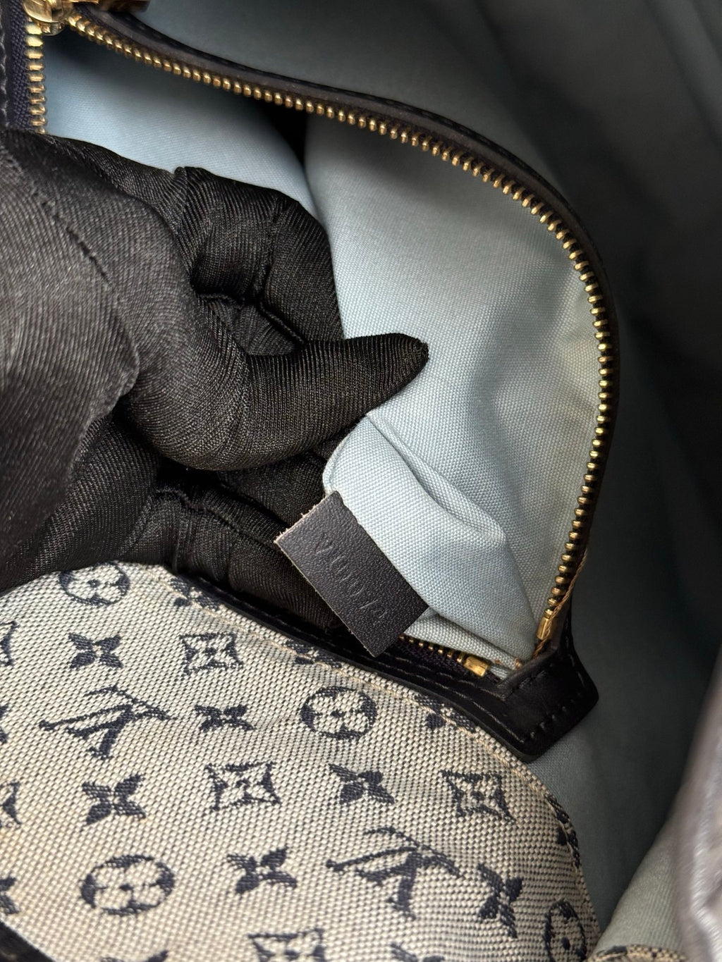 LOUIS VUITTON Monogram Denim Shoulder bag
