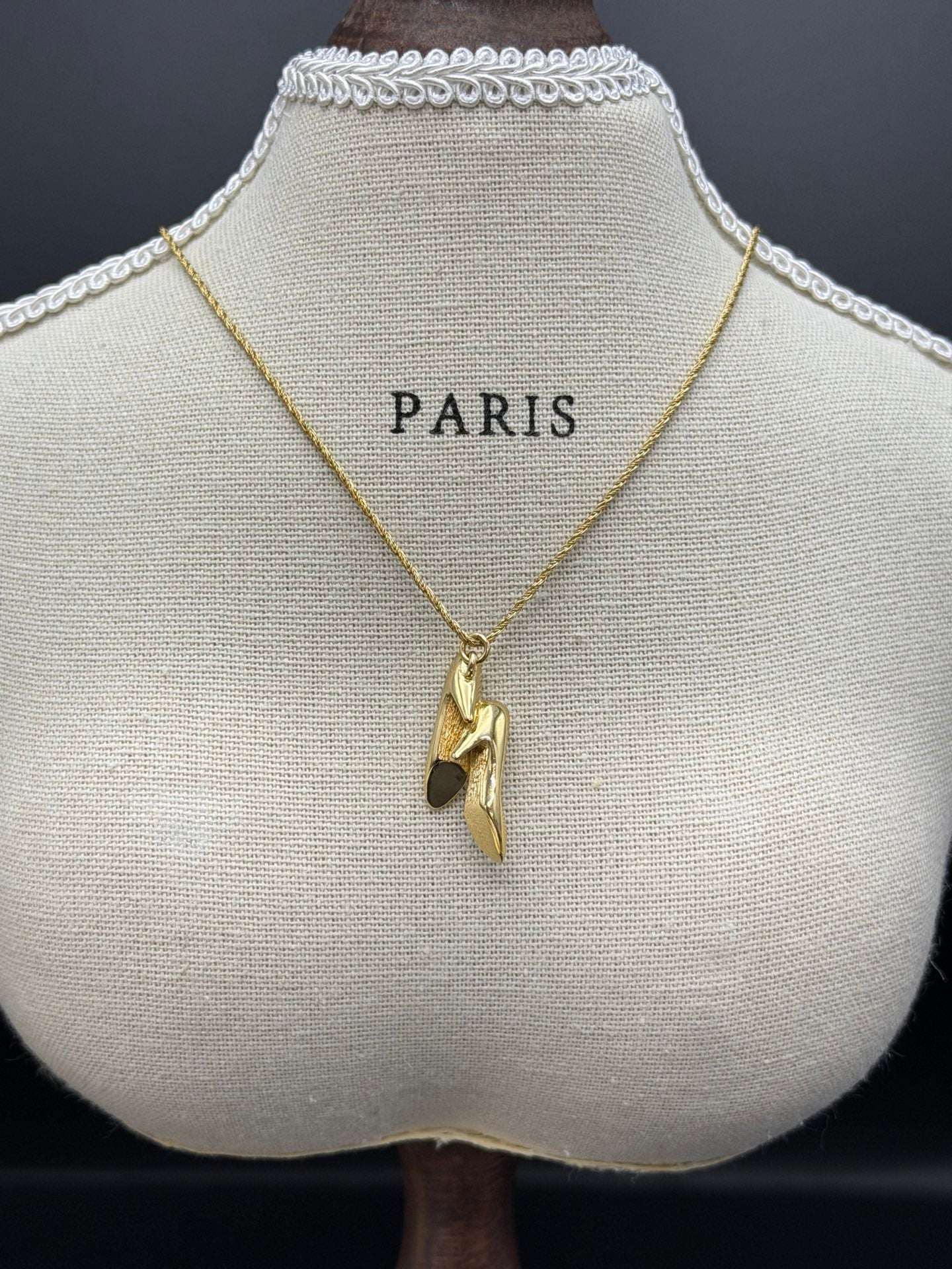 DIOR  Highheel pendent Vintage necklace