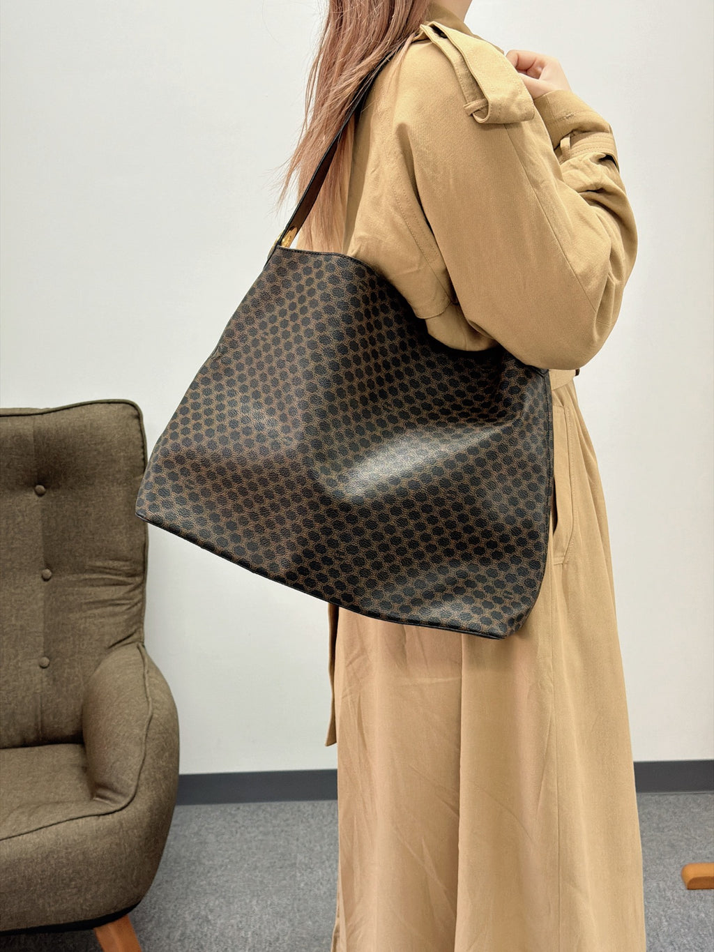 CELINE Macadam Tote Bag