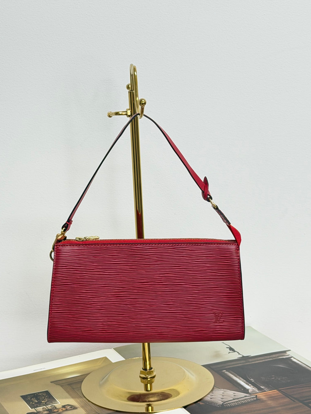 LOUIS VUITTON Epi Red Handbag