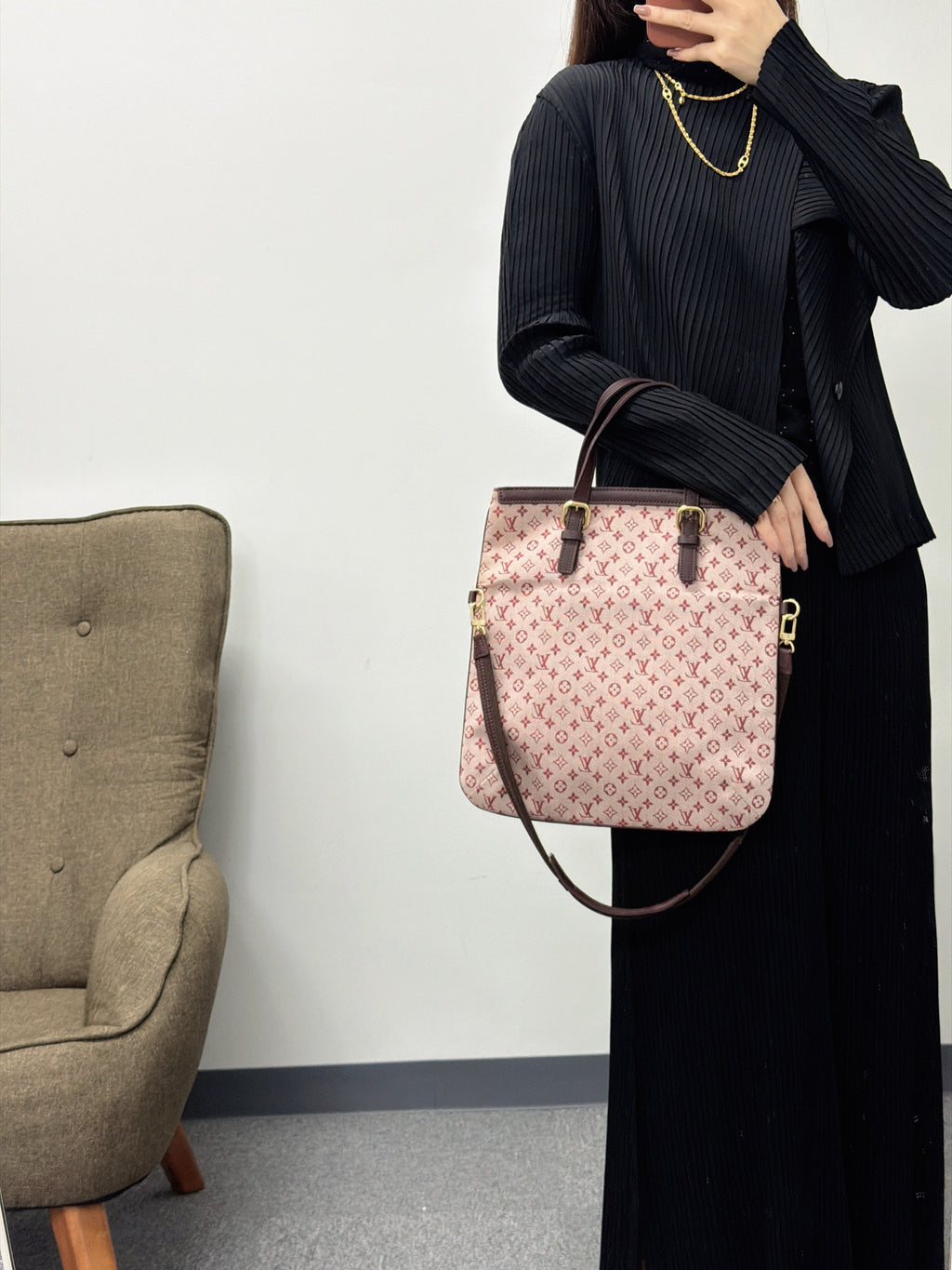 LOUIS VUITTON Monogram Denim 2way Shoulderbag