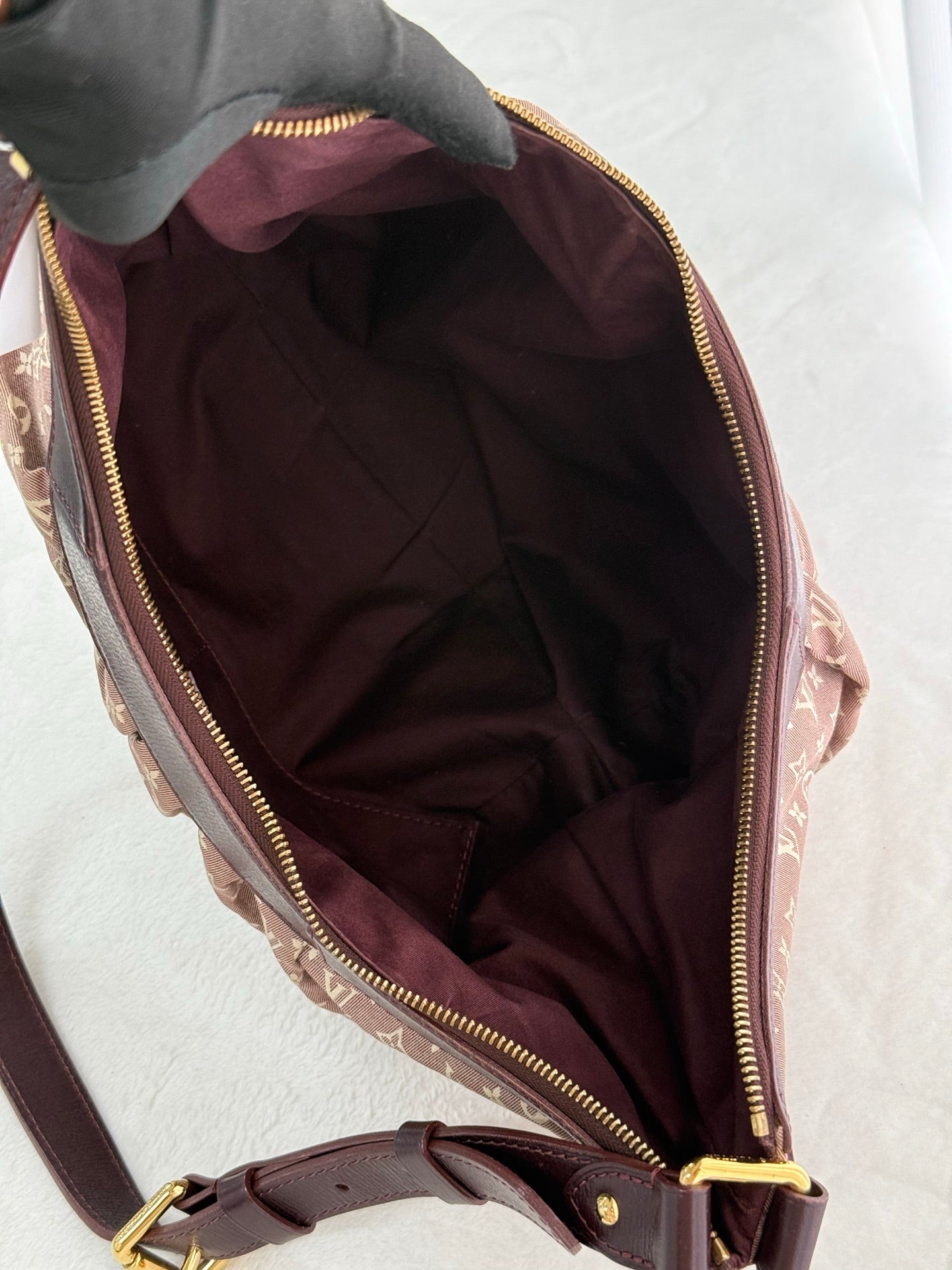 LOUIS VUITTON Monogram denim Hobo bag
