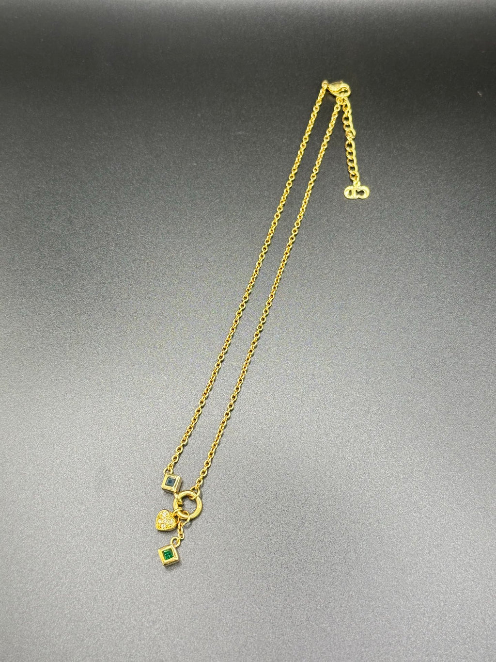 CHRISTIAN DIOR Rhinestone Vintage necklace