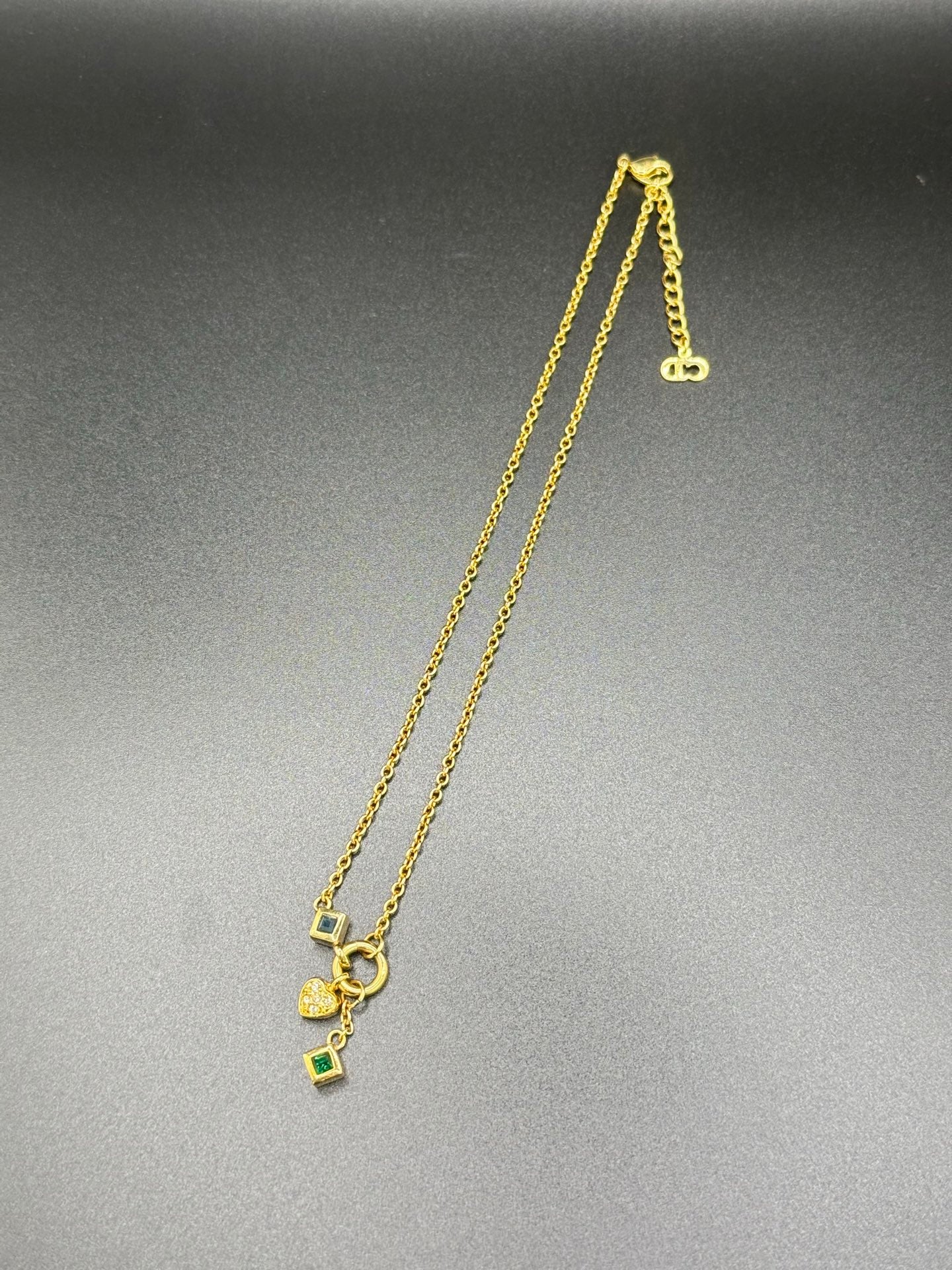 CHRISTIAN DIOR Rhinestone Vintage necklace