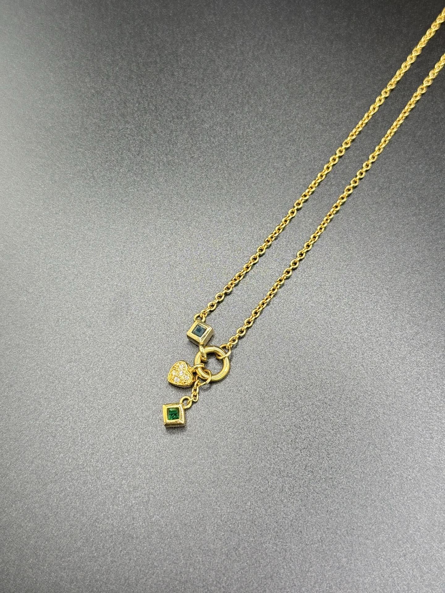 CHRISTIAN DIOR Rhinestone Vintage necklace