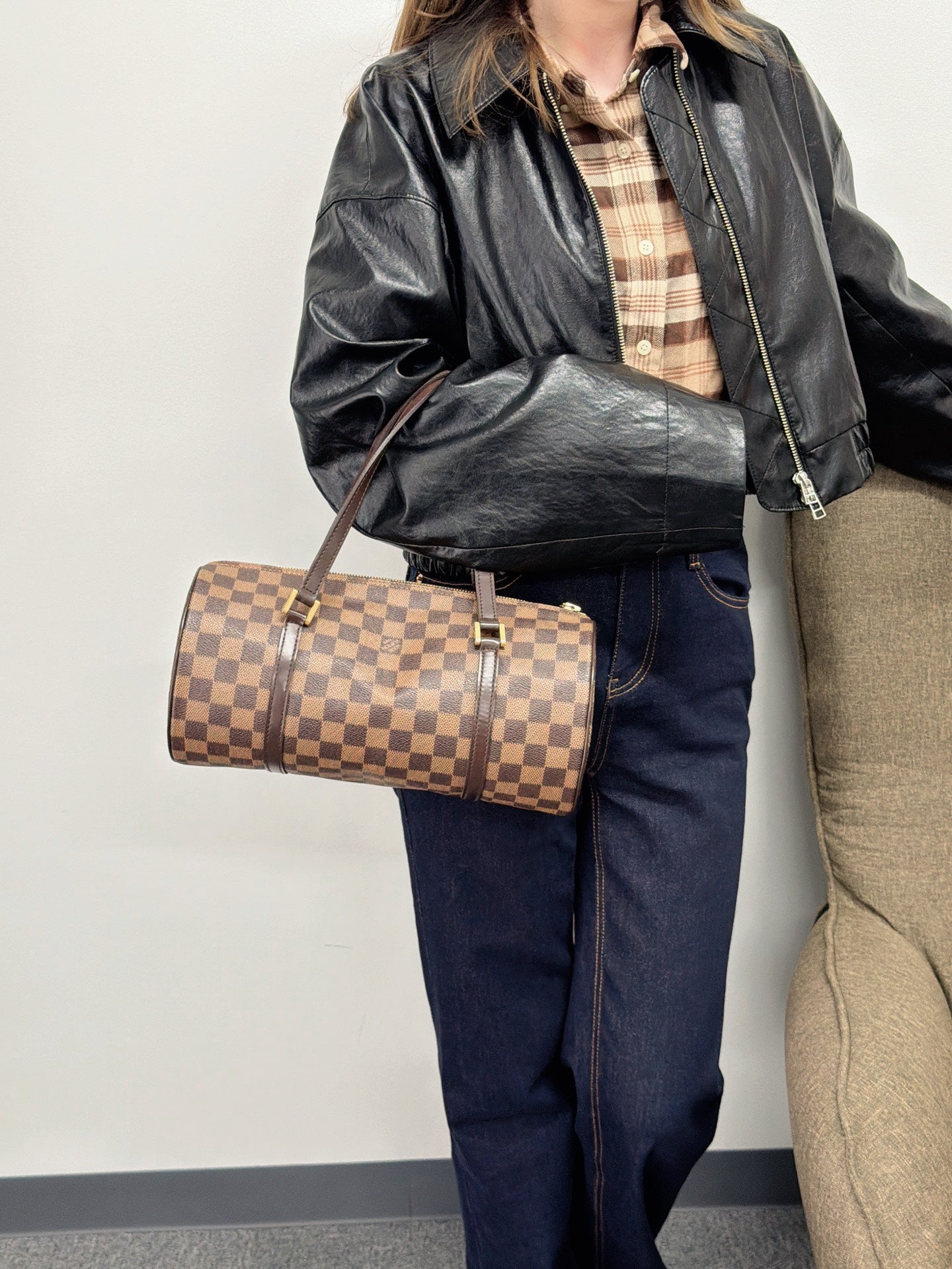 LOUIS VUITTON Damier Pappilion Setbag