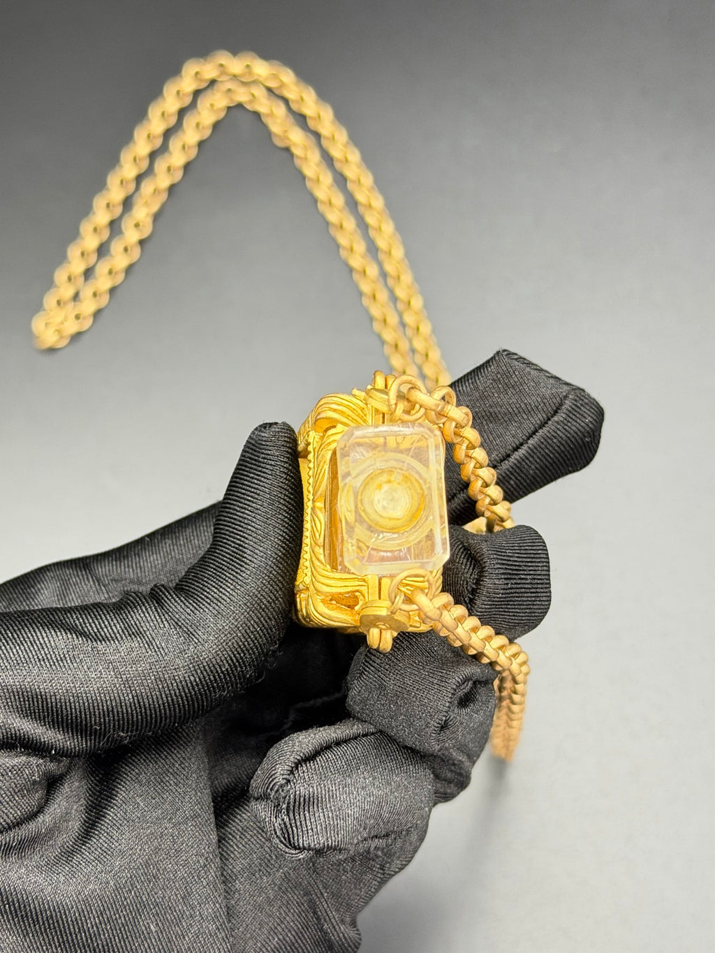 COCO CHANEL Perfume bottle pendent Necklace