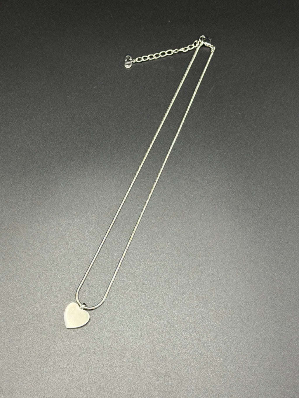 CHRISTIAN DIOR Heart-shaped Rhinestone Necklace