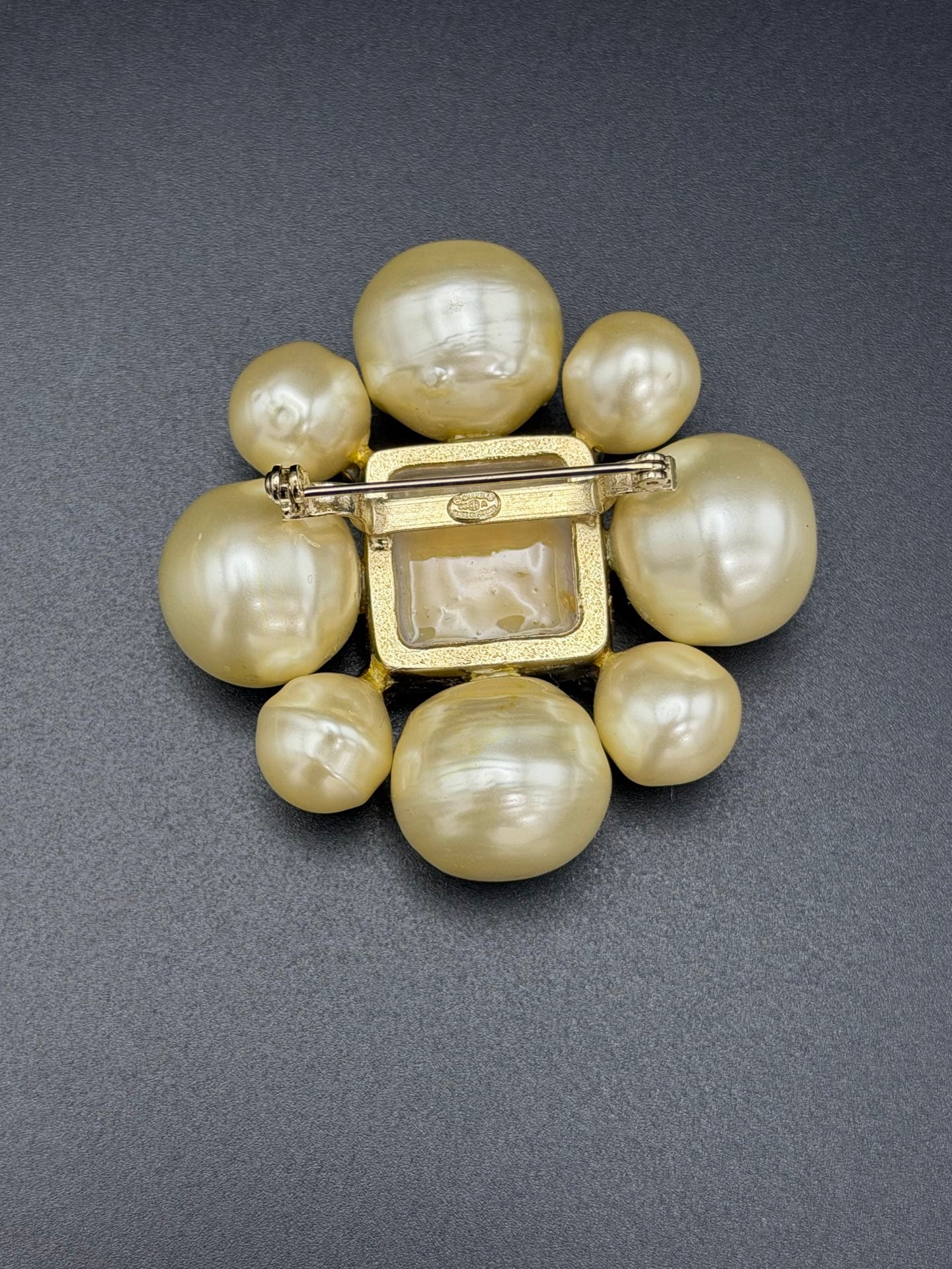 CHANEL Pearl Brooch
