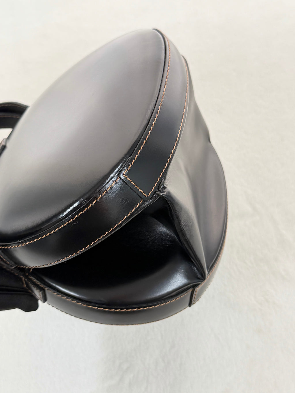 LOEWE Plaza Black Leather Handbag