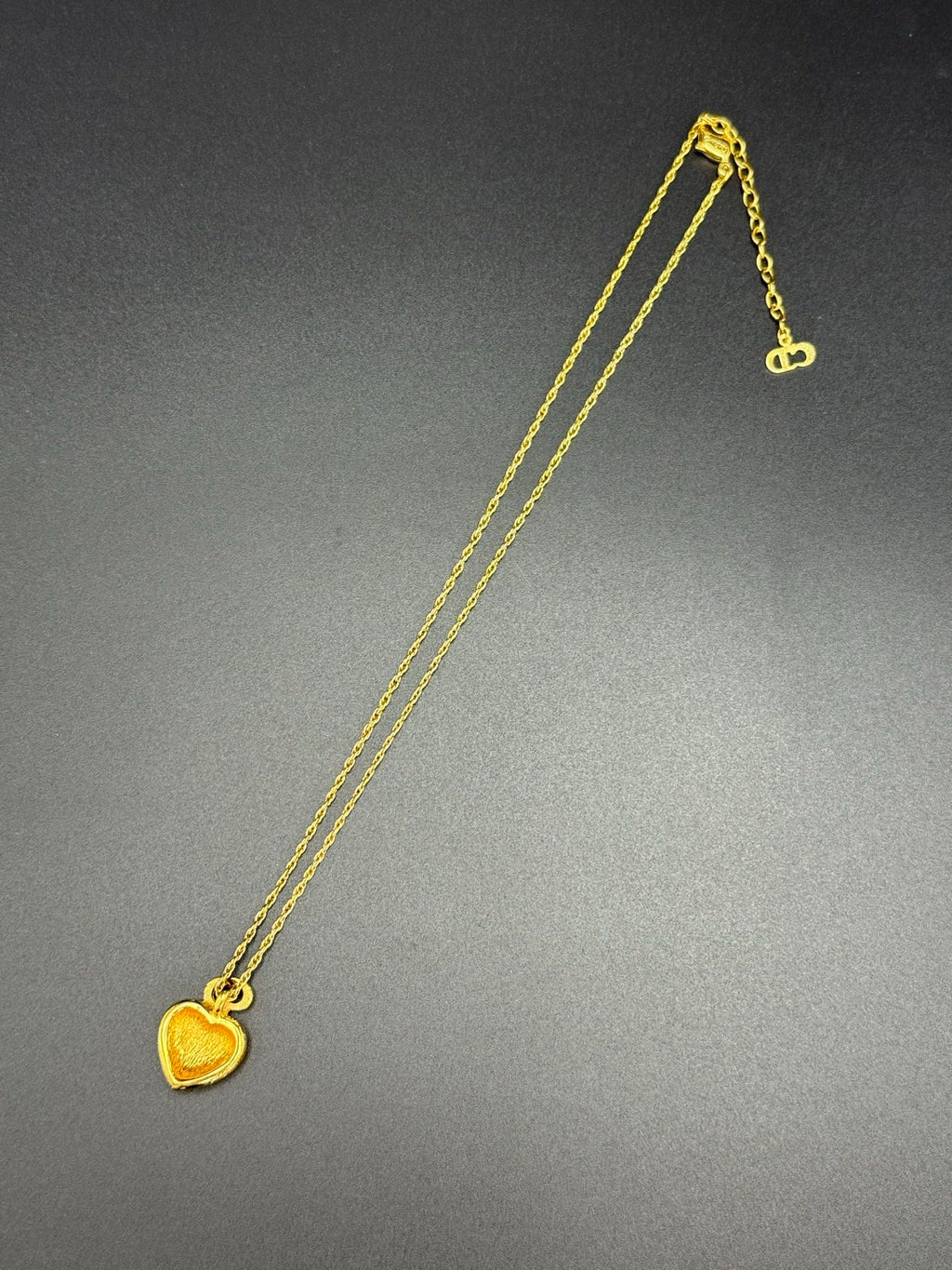 CHRISTIAN DIOR  Heart-shaped Necklace