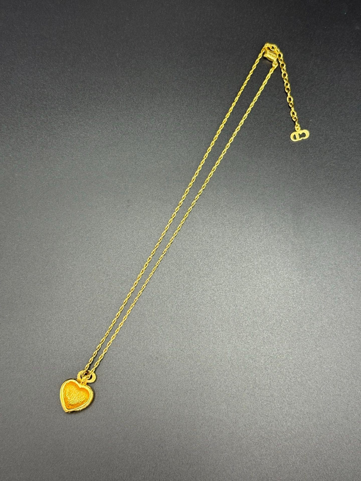 CHRISTIAN DIOR  Heart-shaped Necklace