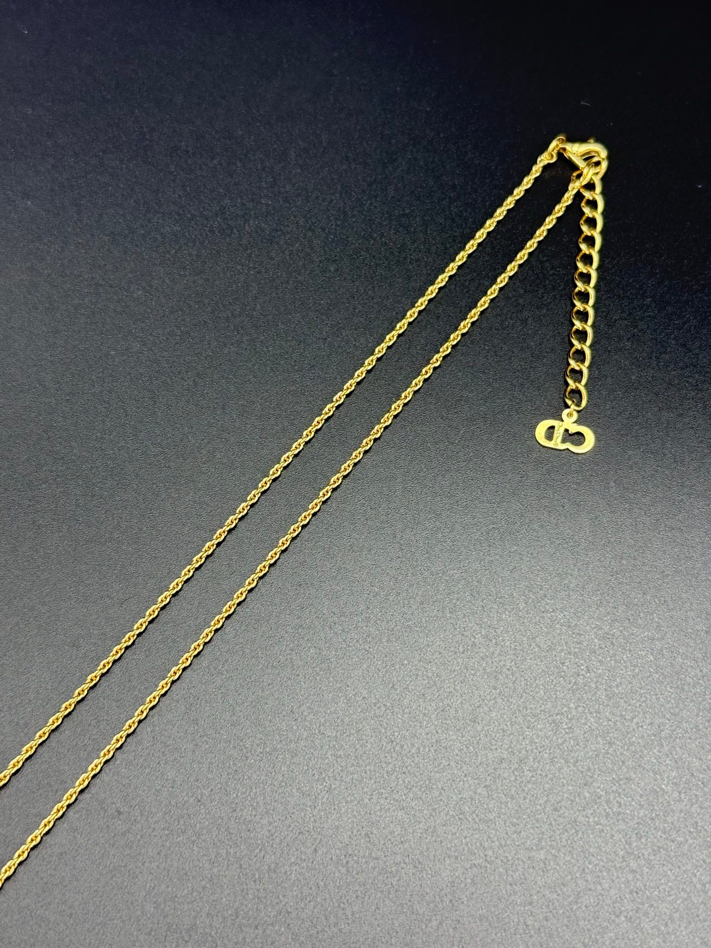 CHRISITIAN DIOR Rhinestone Vintage Necklace