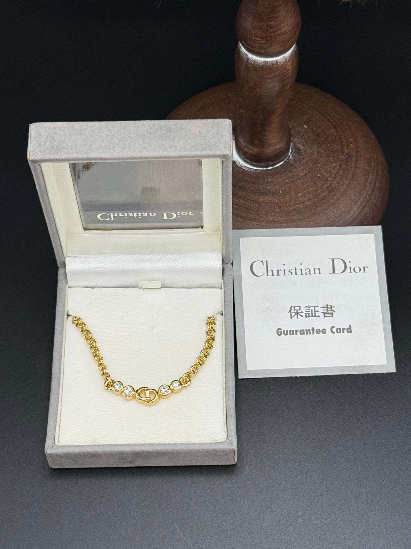 CHRISTIAN DIOR Rhinestone Vintage Necklace