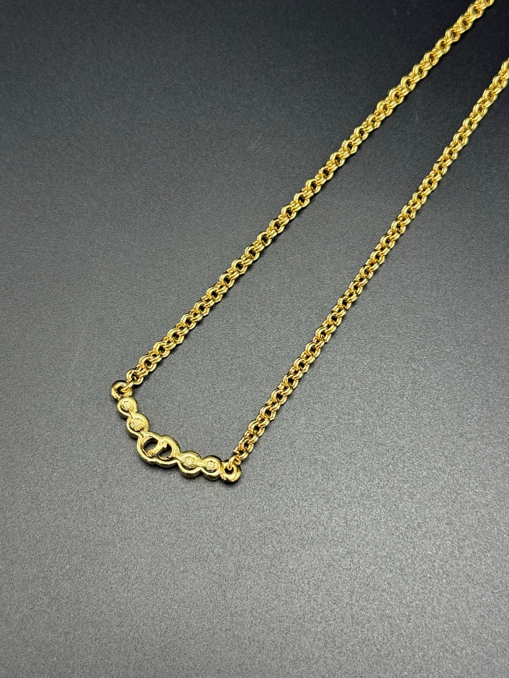 CHRISTIAN DIOR Rhinestone Vintage Necklace