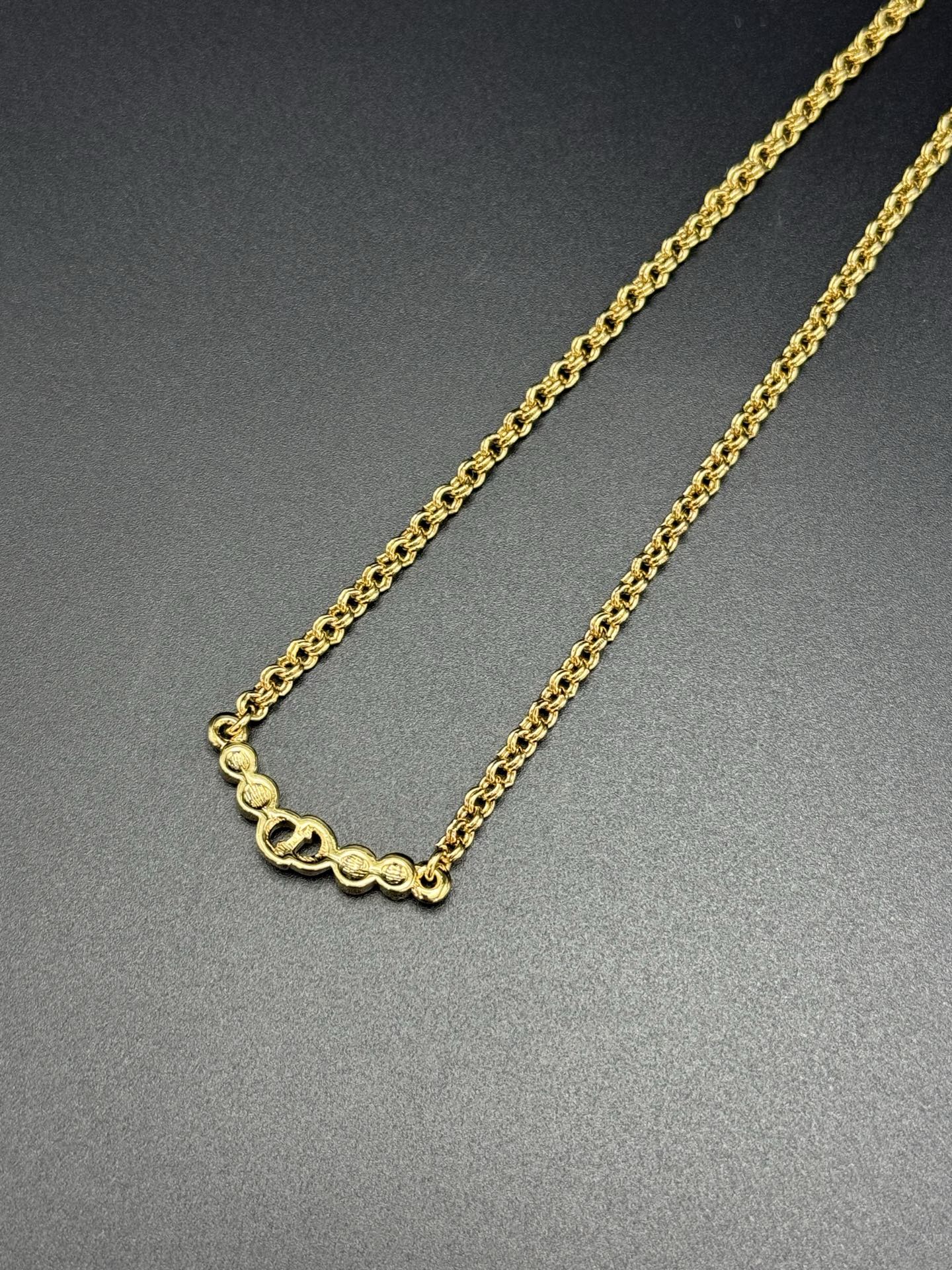 CHRISTIAN DIOR Rhinestone Vintage Necklace