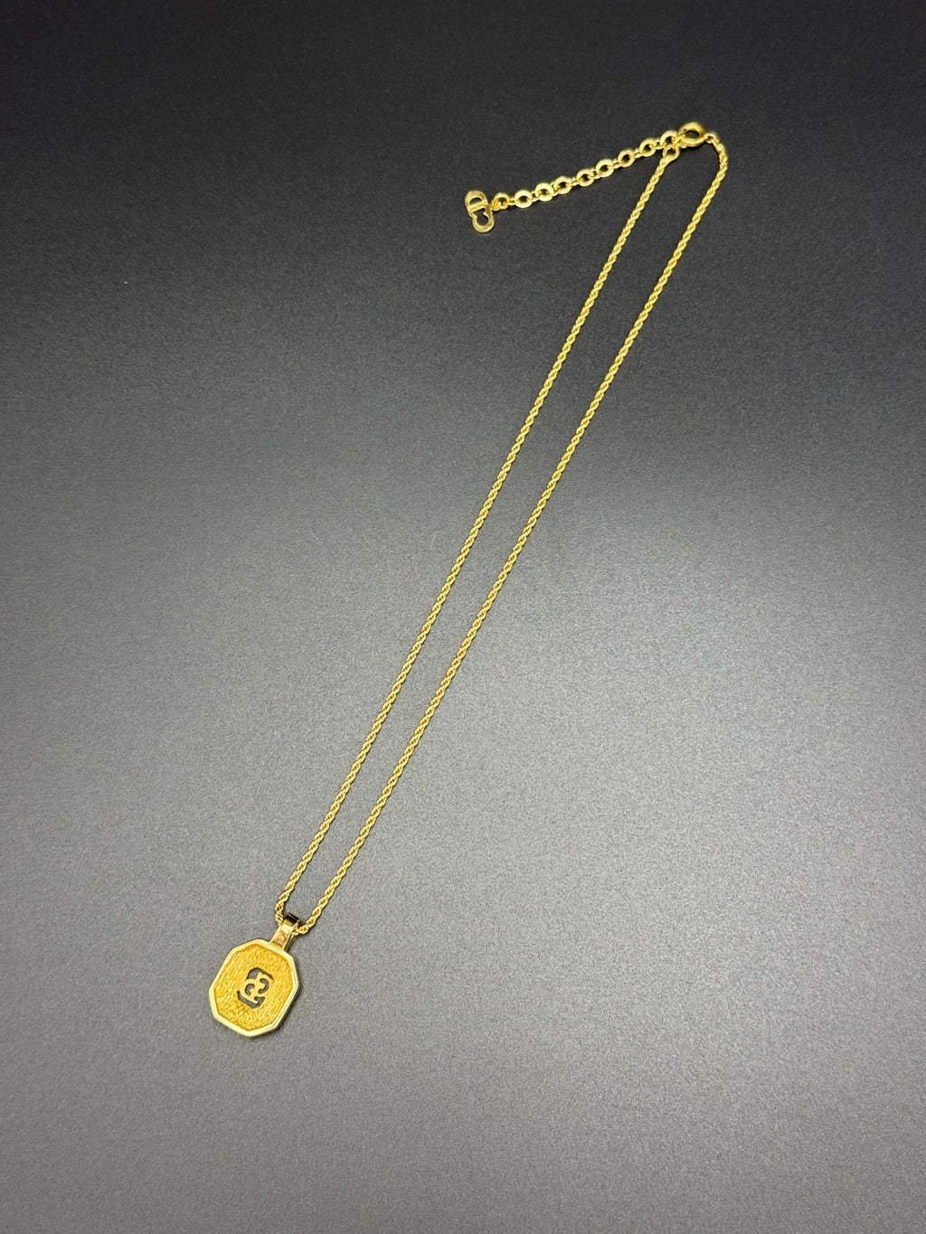CHRISTIAN DIOR Vintage Rhinestone Necklace