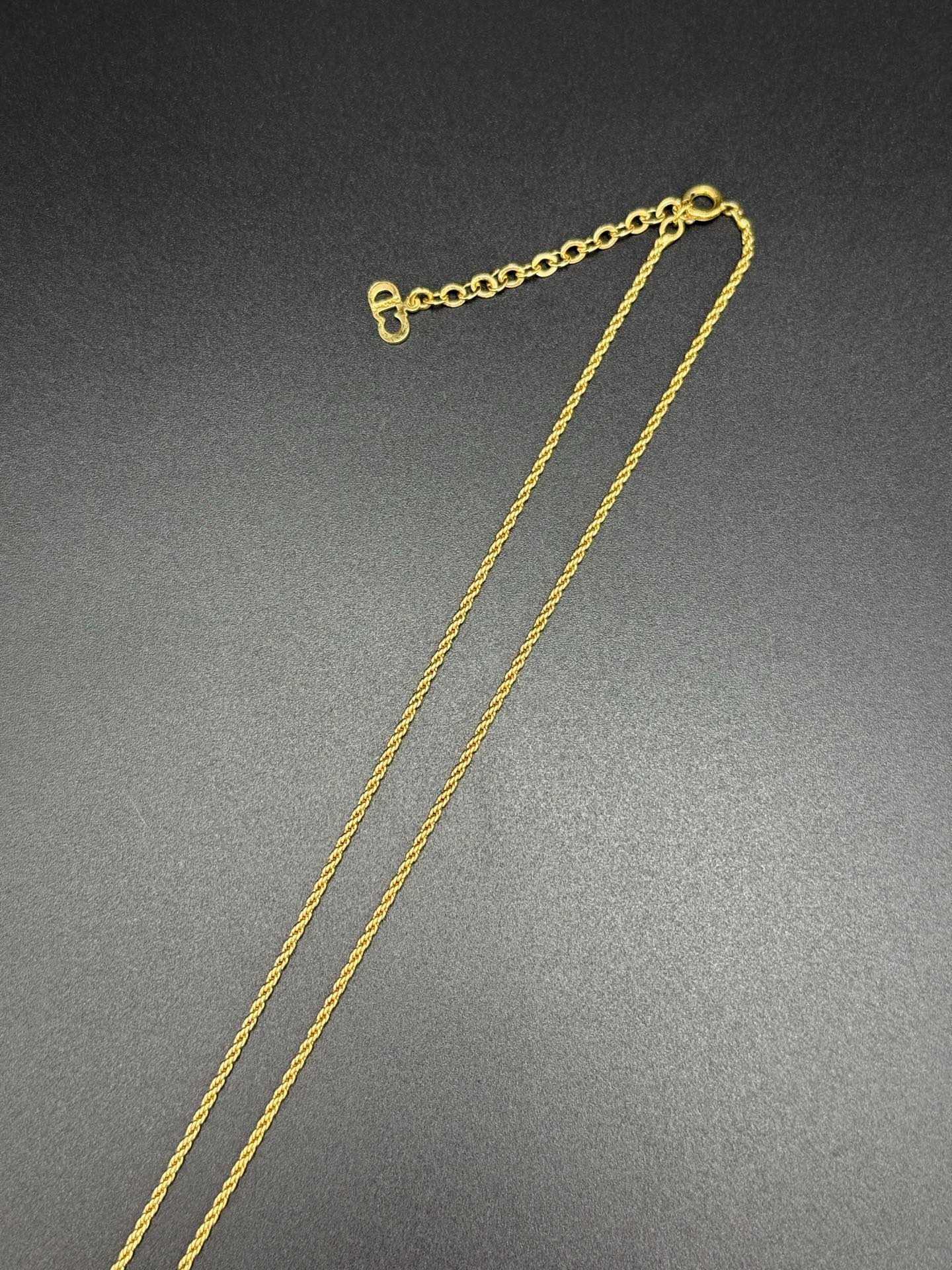 CHRISTIAN DIOR Vintage Rhinestone Necklace