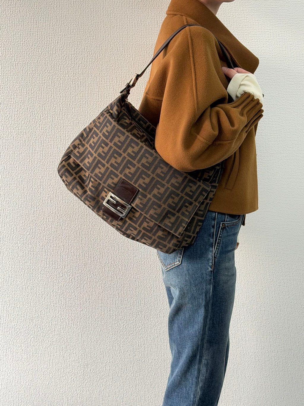 FENDI ZUCCA Hobo Shoulderbag