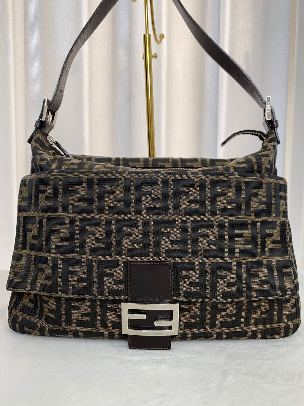 FENDI ZUCCA Hobo Shoulderbag