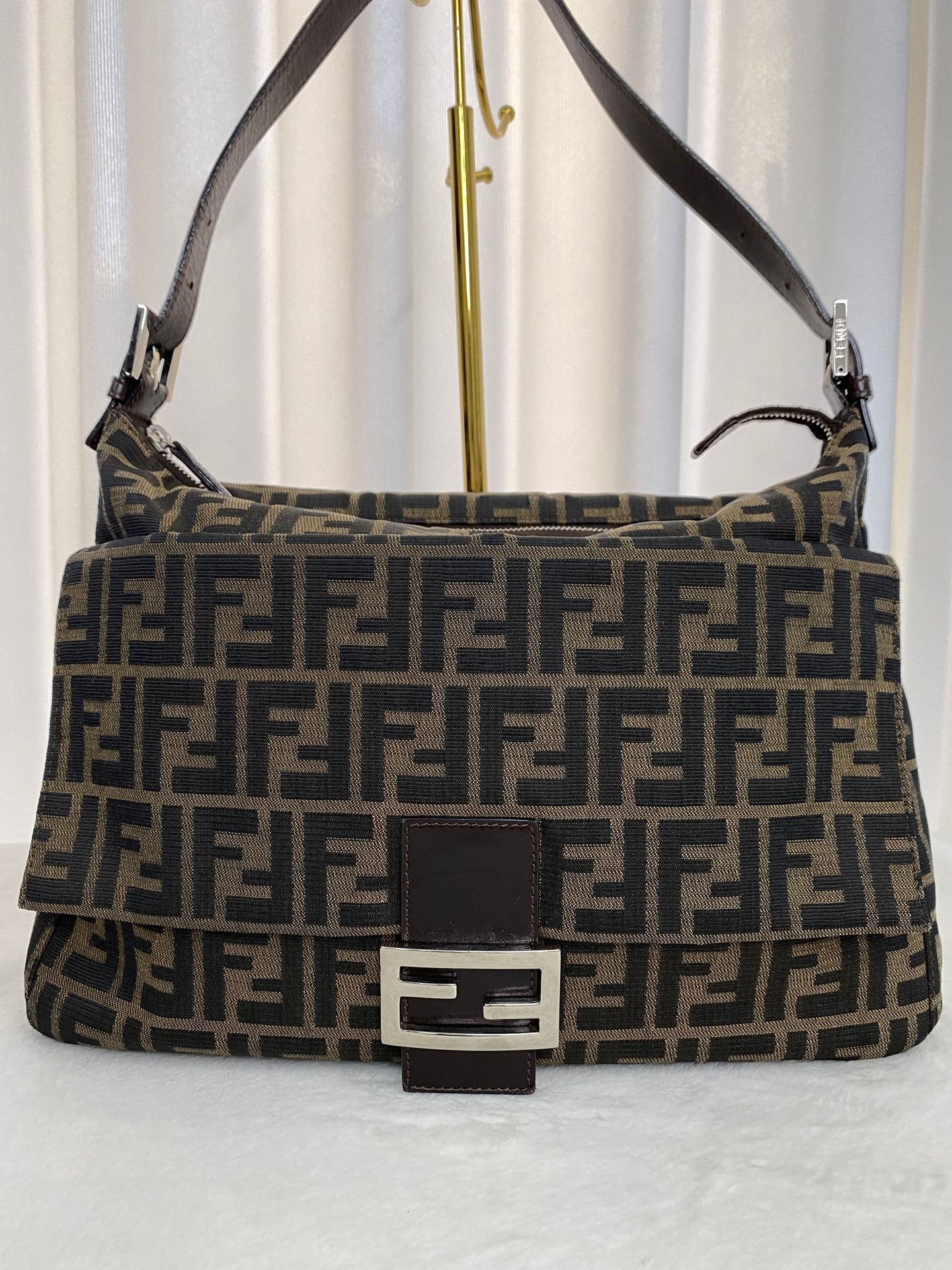 FENDI ZUCCA Hobo Shoulderbag