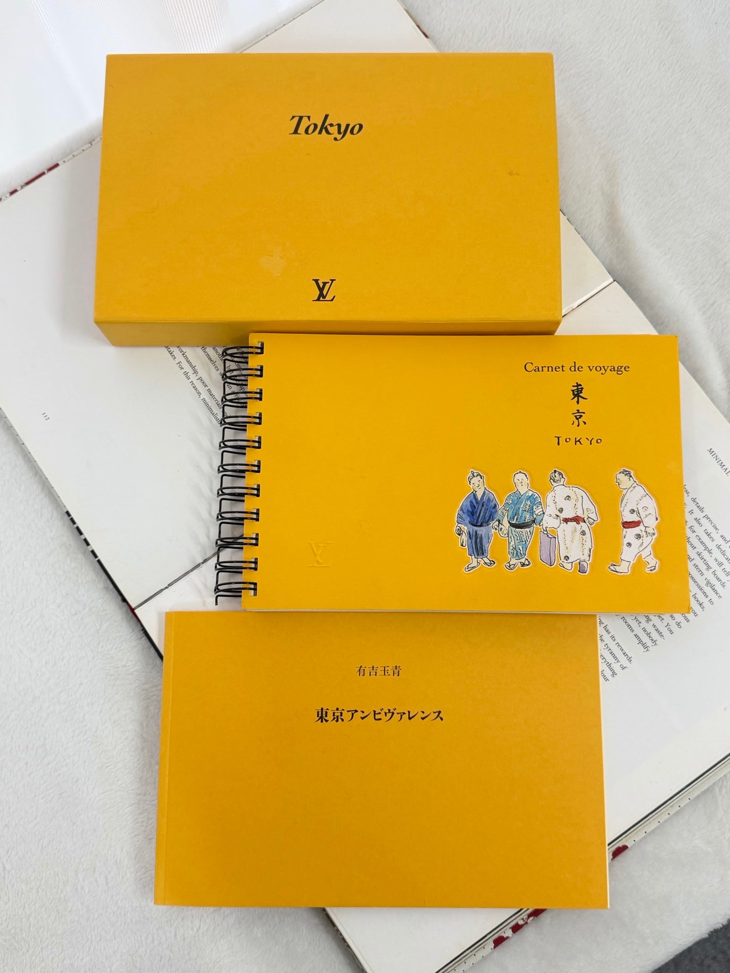 LOUIS VUITON X Carnet de Voyage Tokyo Sketch-Notebook Set