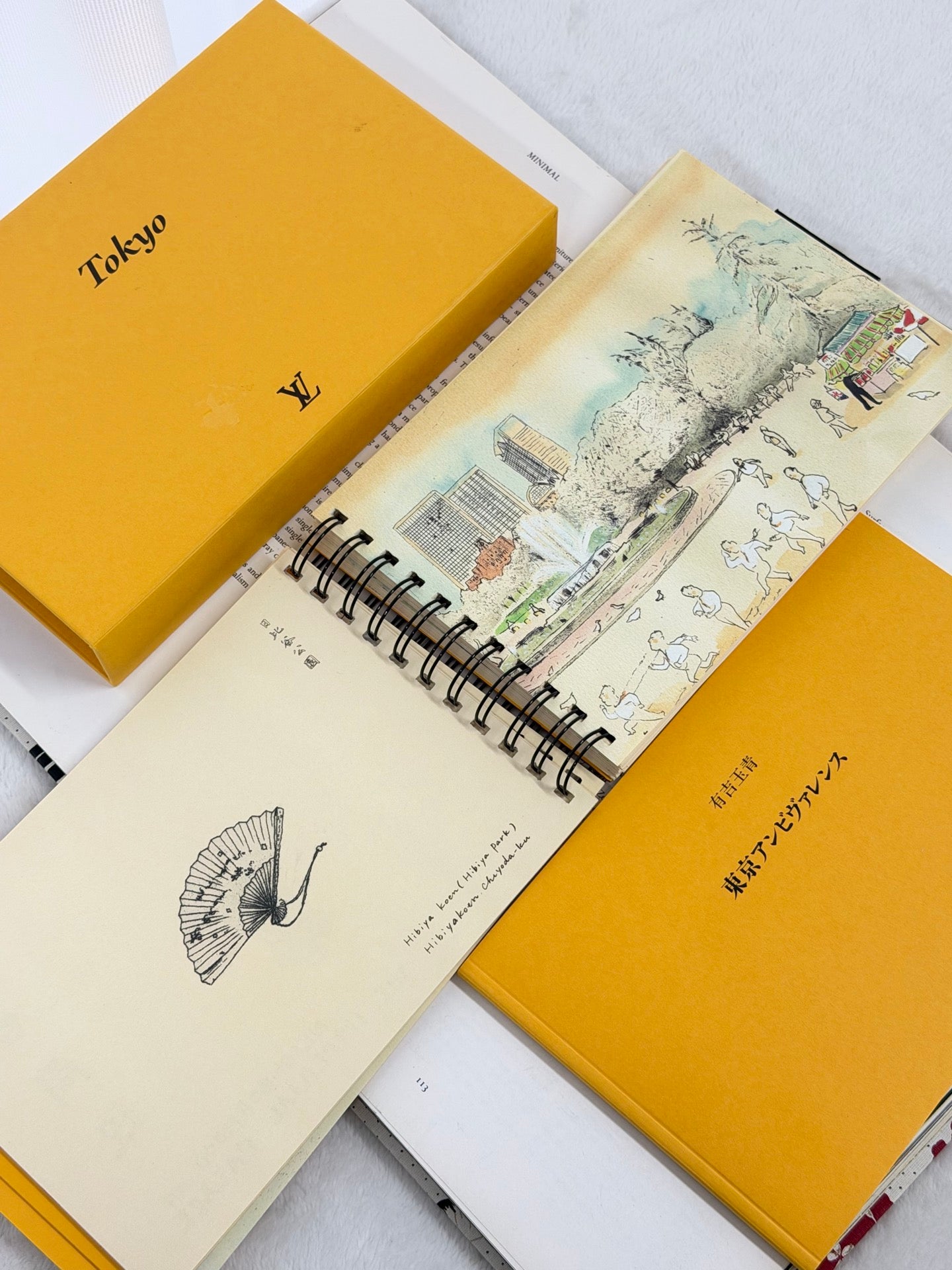LOUIS VUITON X Carnet de Voyage Tokyo Sketch-Notebook Set