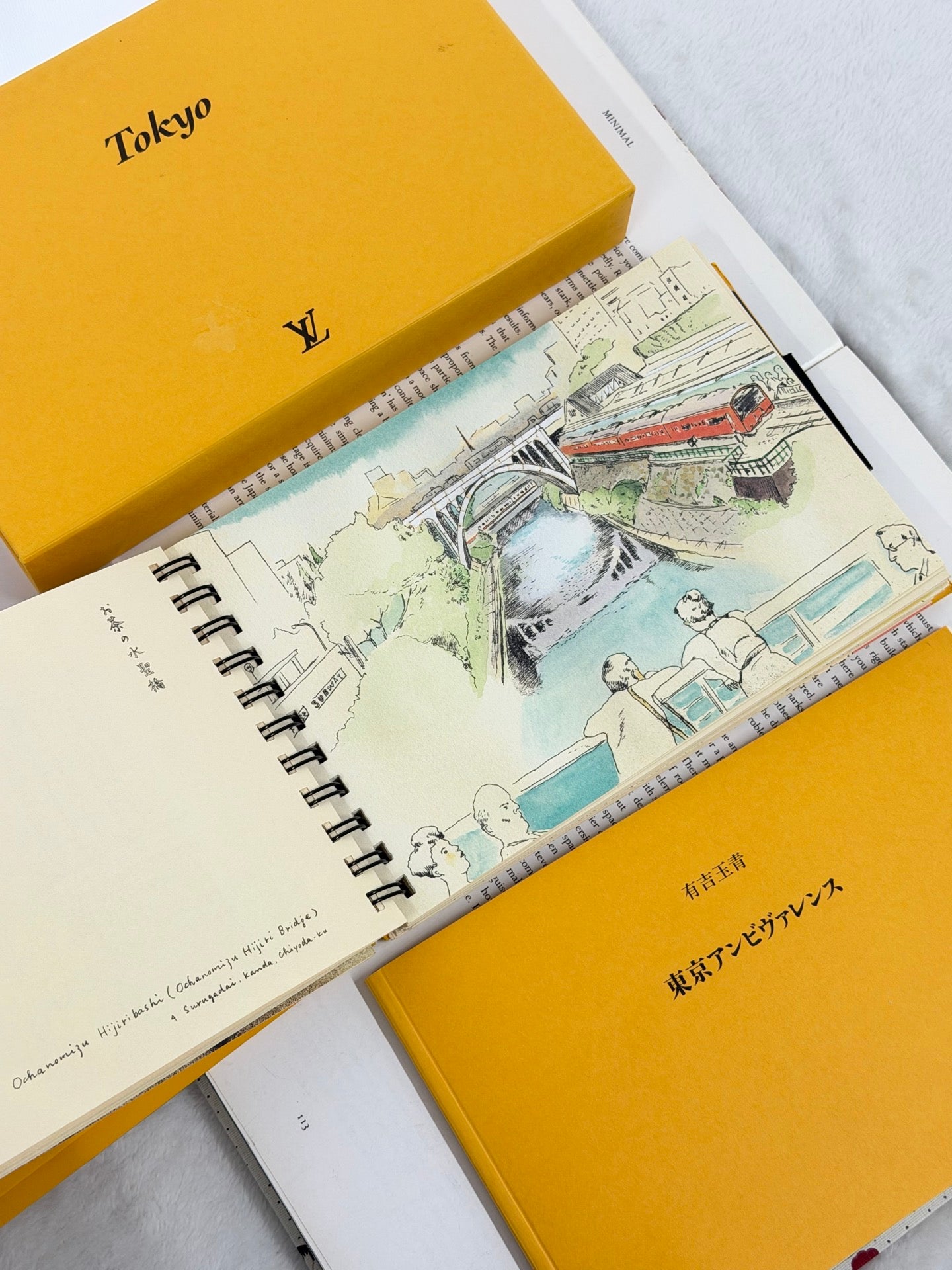 LOUIS VUITON X Carnet de Voyage Tokyo Sketch-Notebook Set