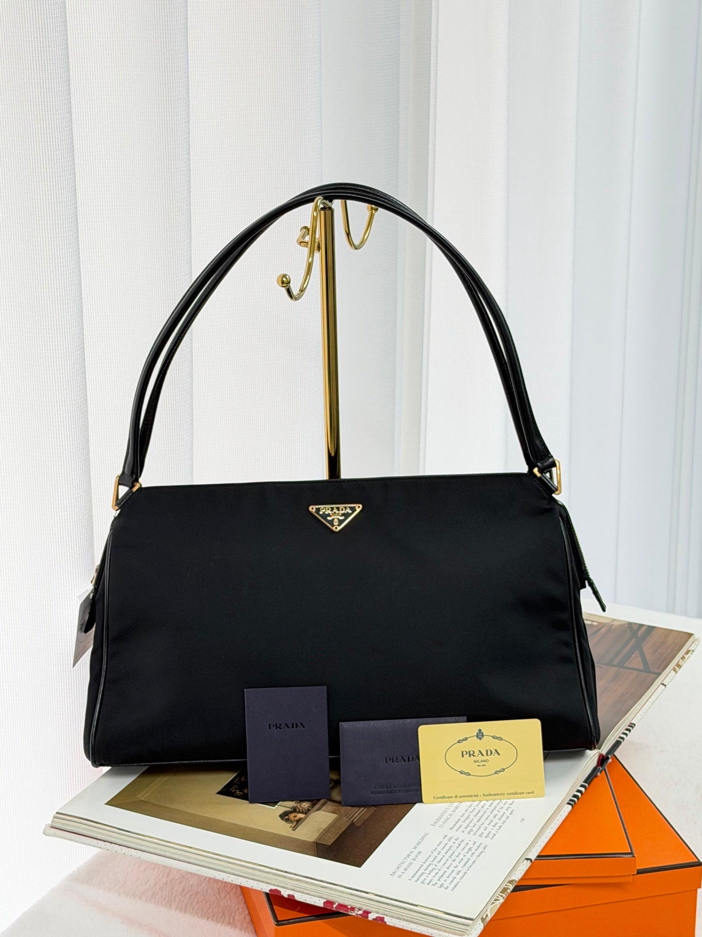 PRADA Nylon Hobo Shoulder bag