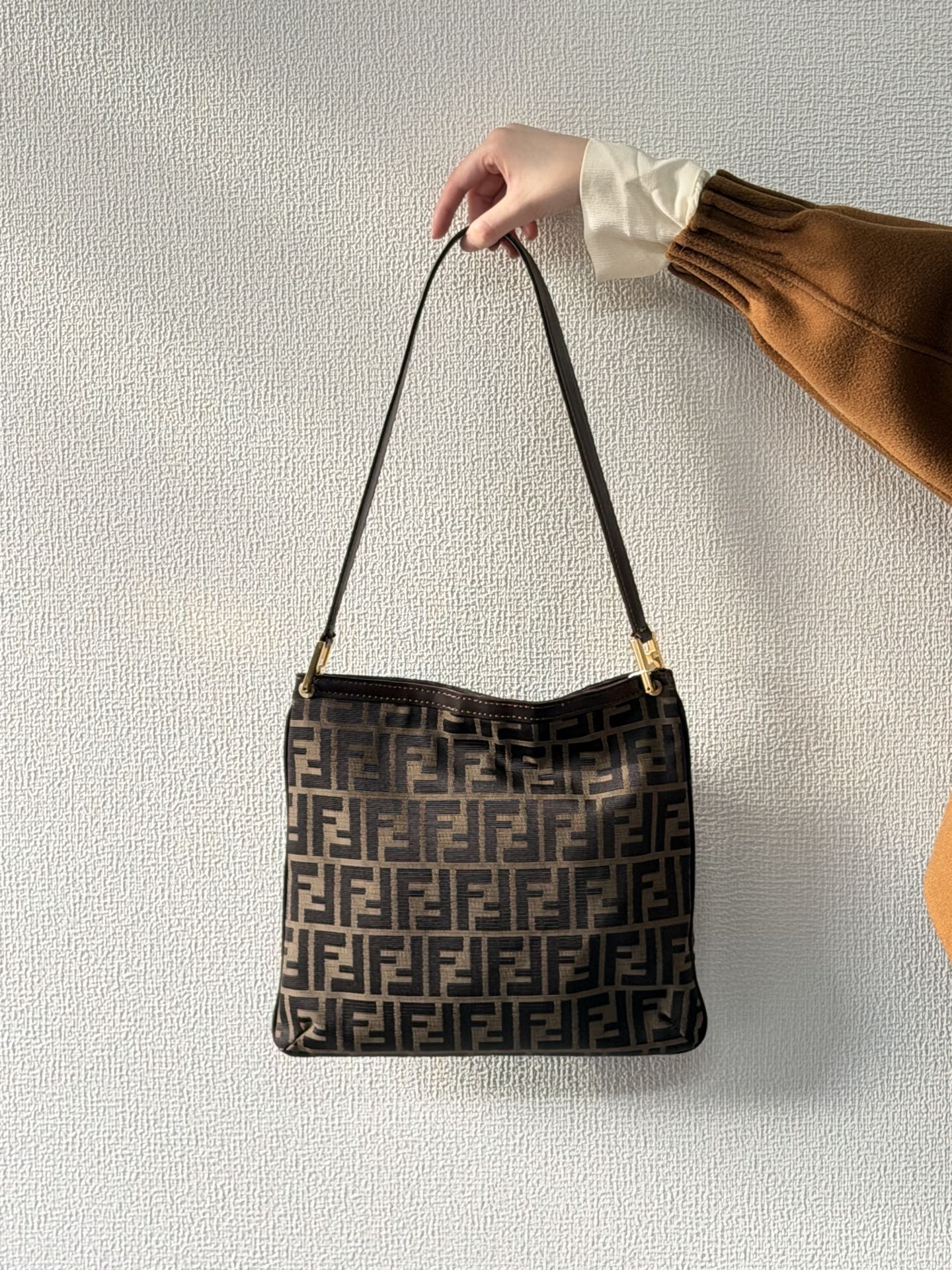 FENDI Zucca Hobo Shoulderbag