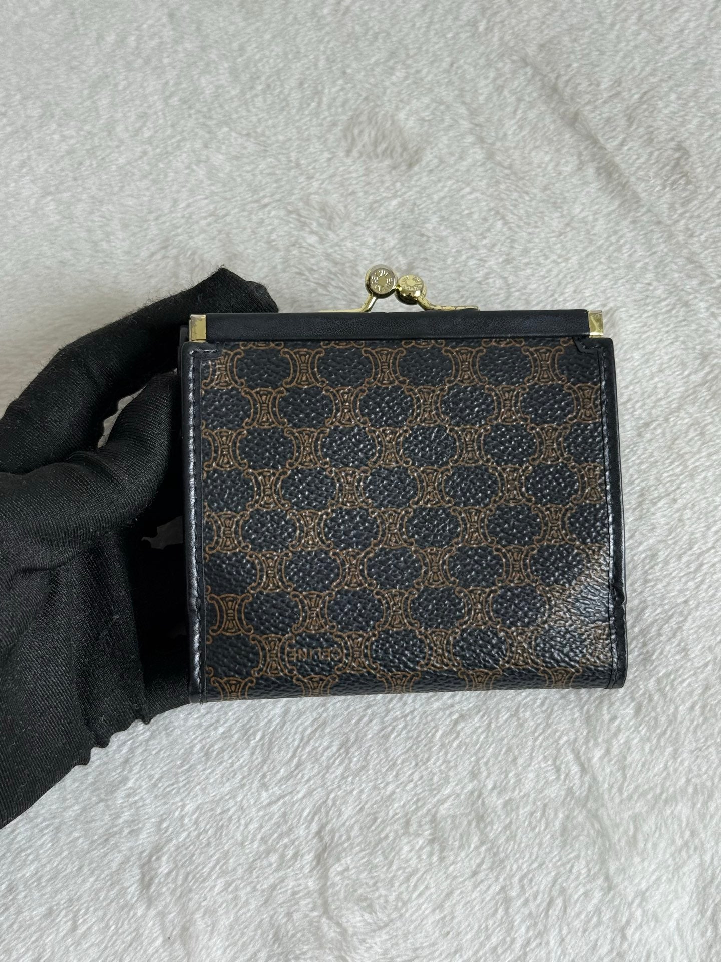 CELINE Macadam Trifold Wallet