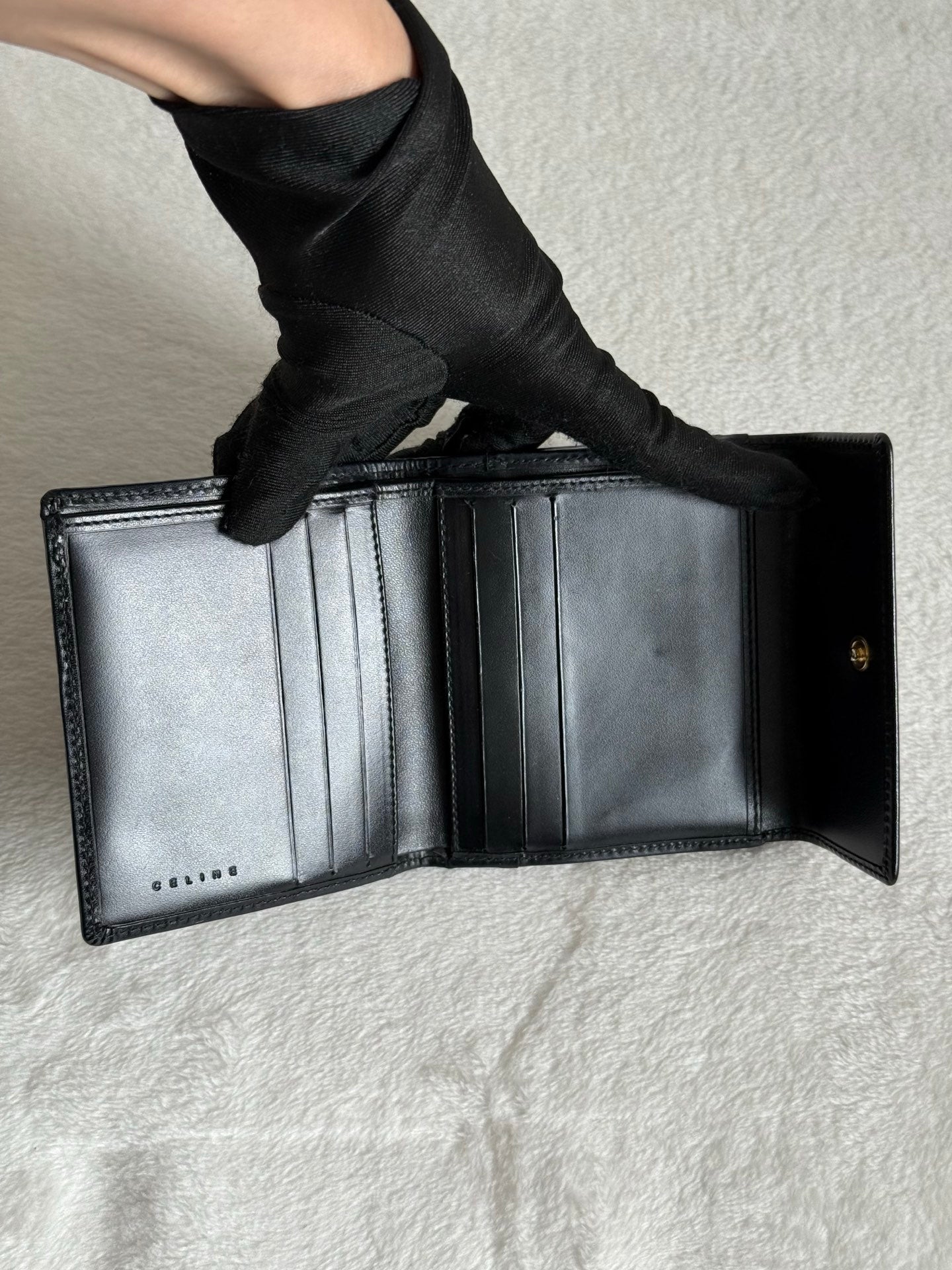 CELINE Macadam Trifold Wallet