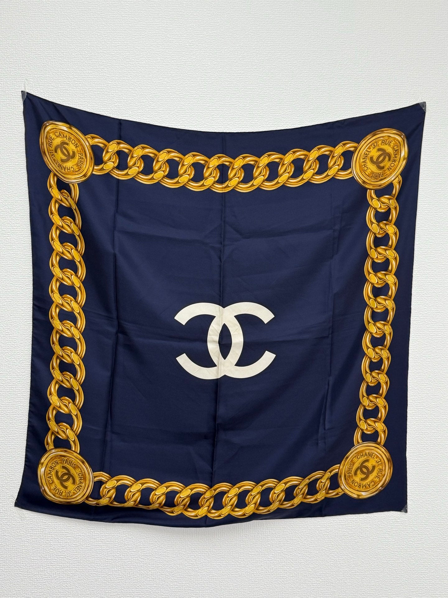 CHANEL Silk scarf