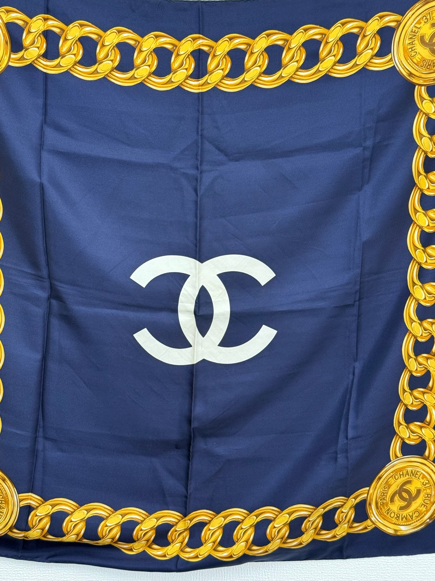 CHANEL Silk scarf