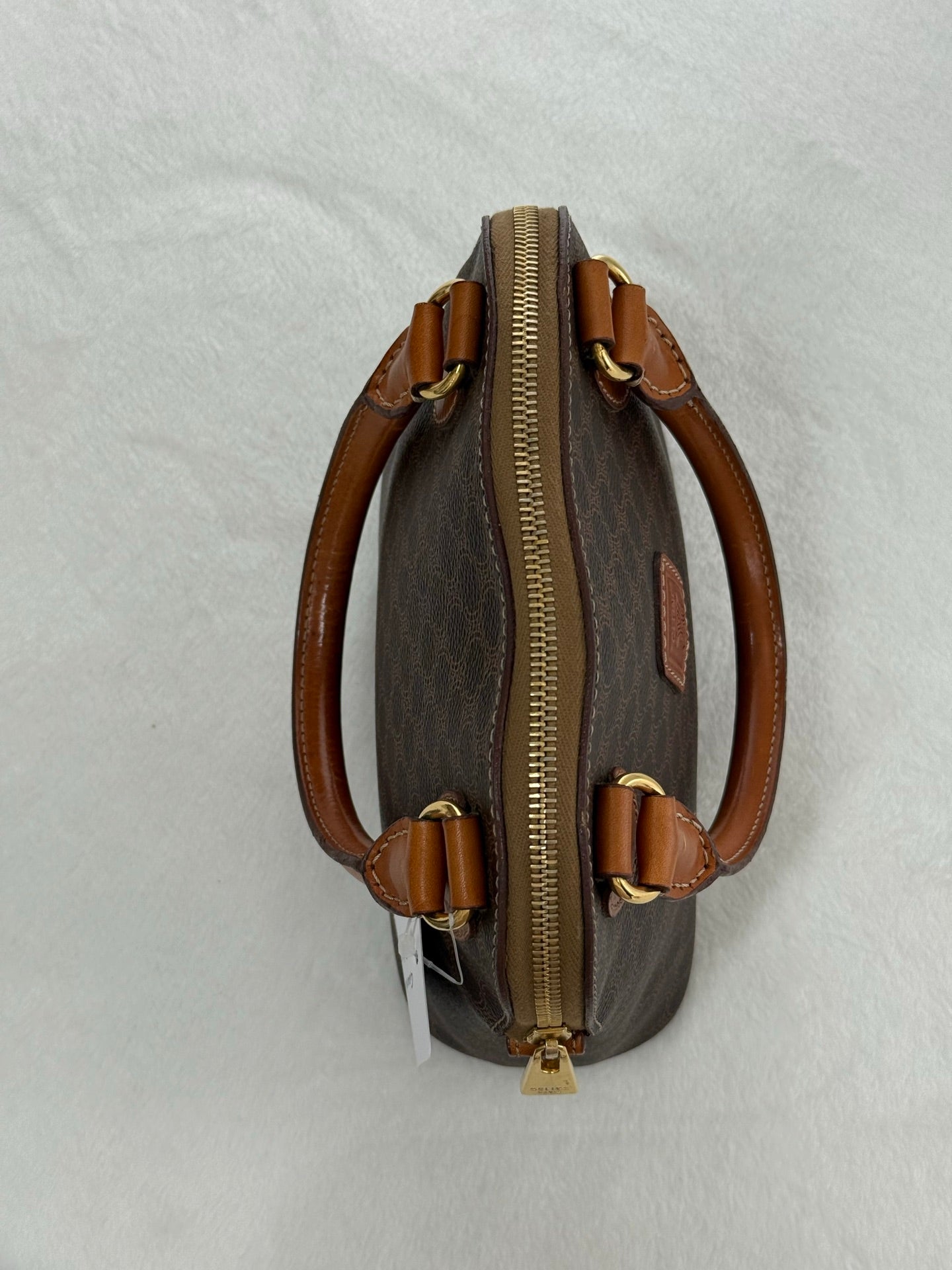 Celine Macadam Half-moon Handbag