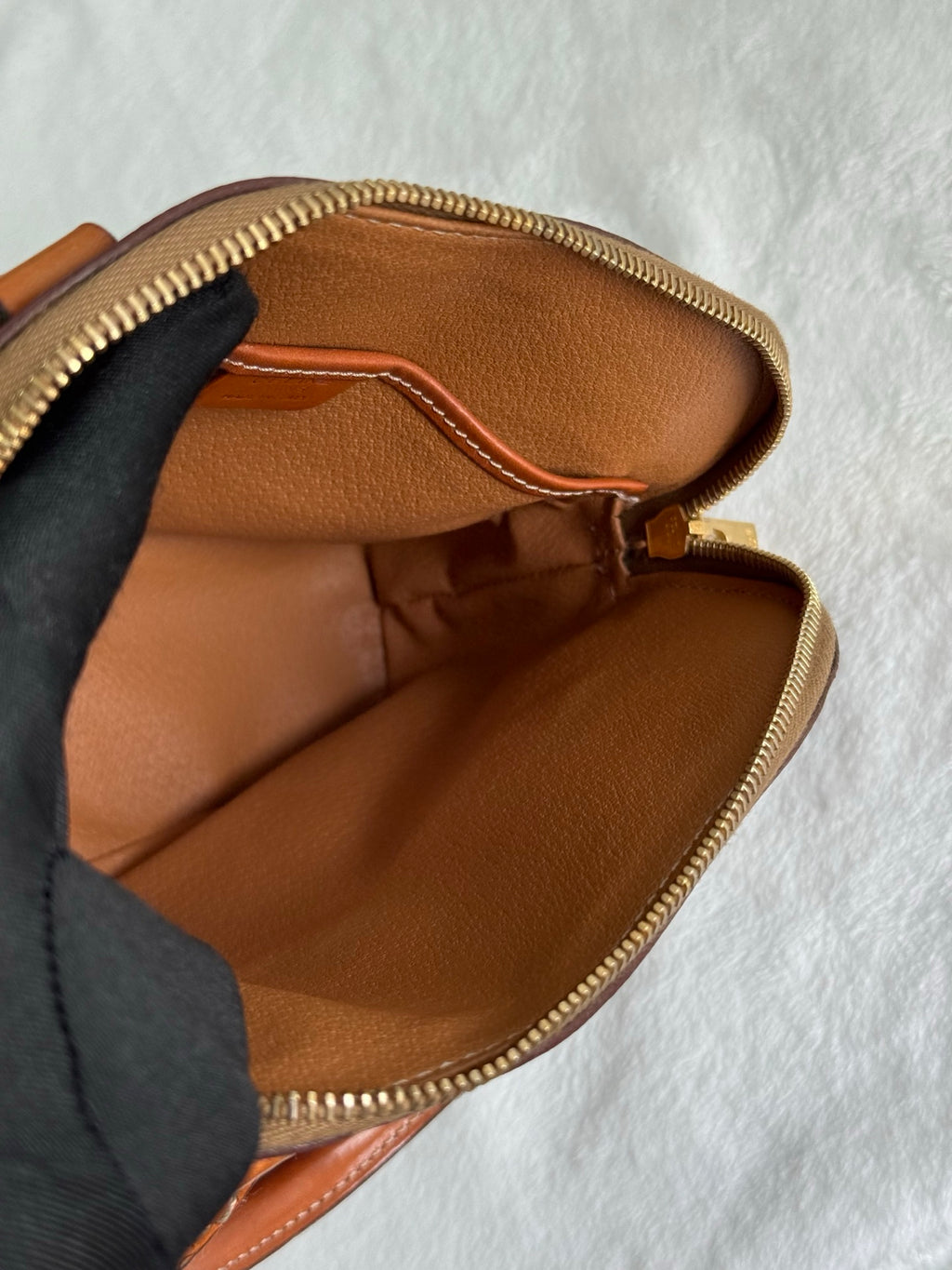 Celine Macadam Half-moon Handbag
