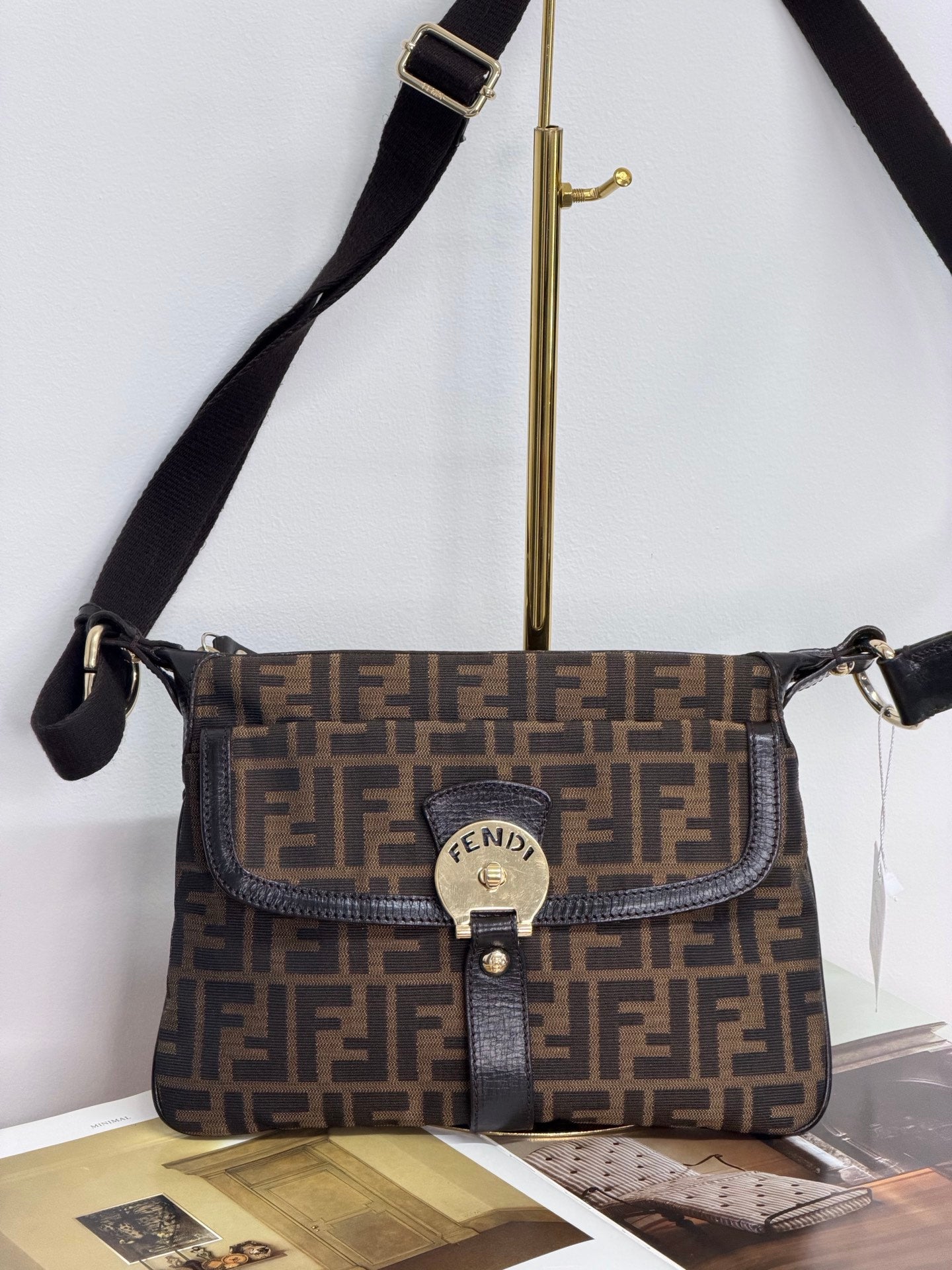 FENDI Zucca Hobo Shoulderbag