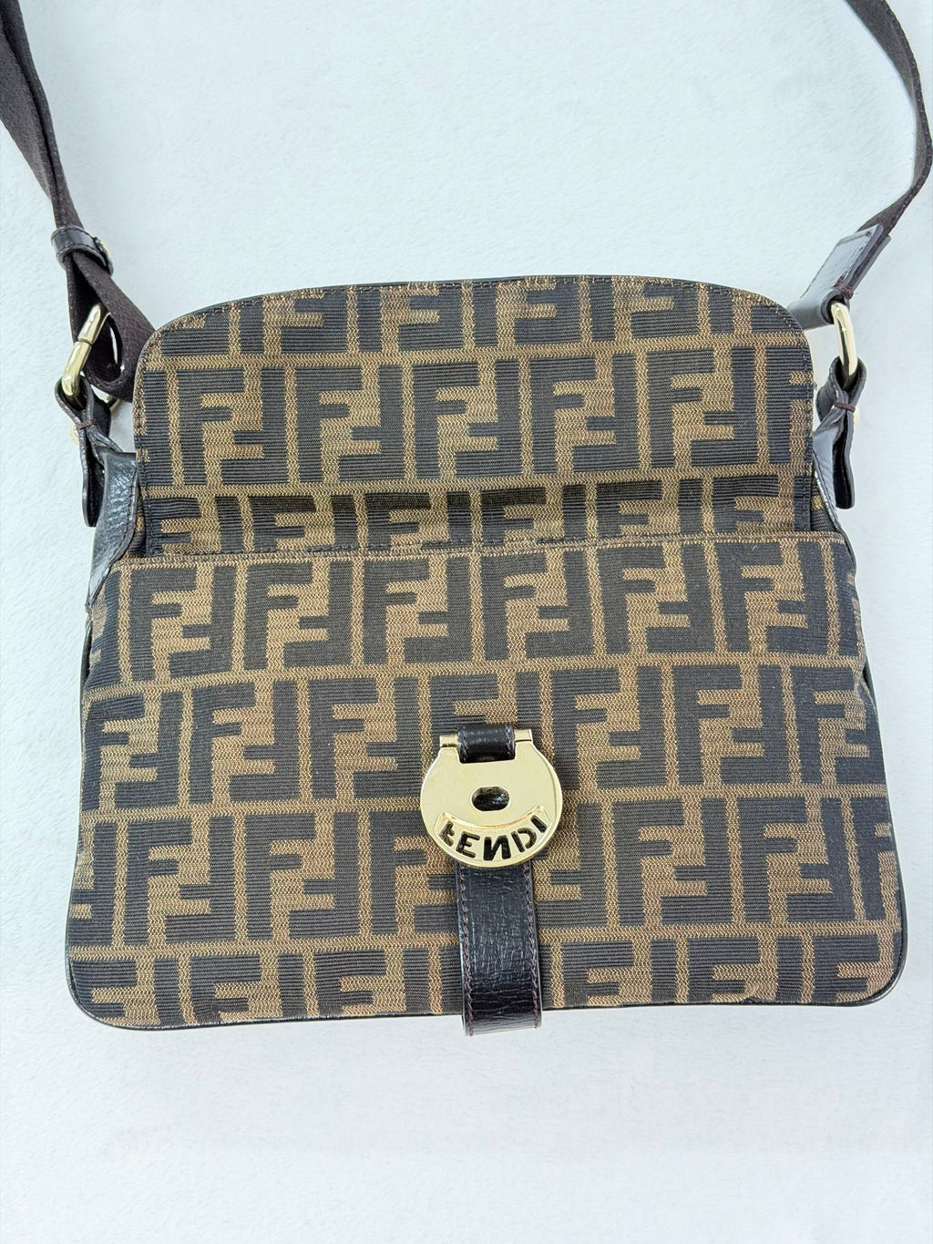 FENDI Zucca Hobo Shoulderbag