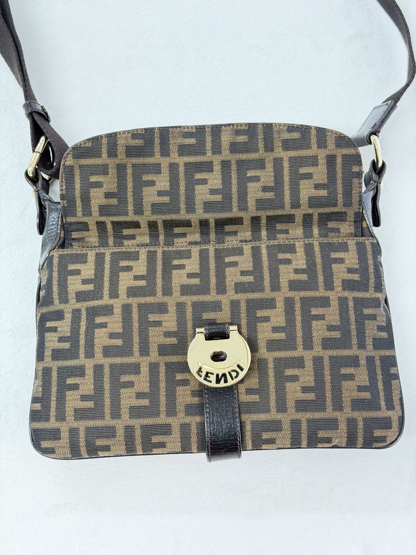 FENDI Zucca Hobo Shoulderbag