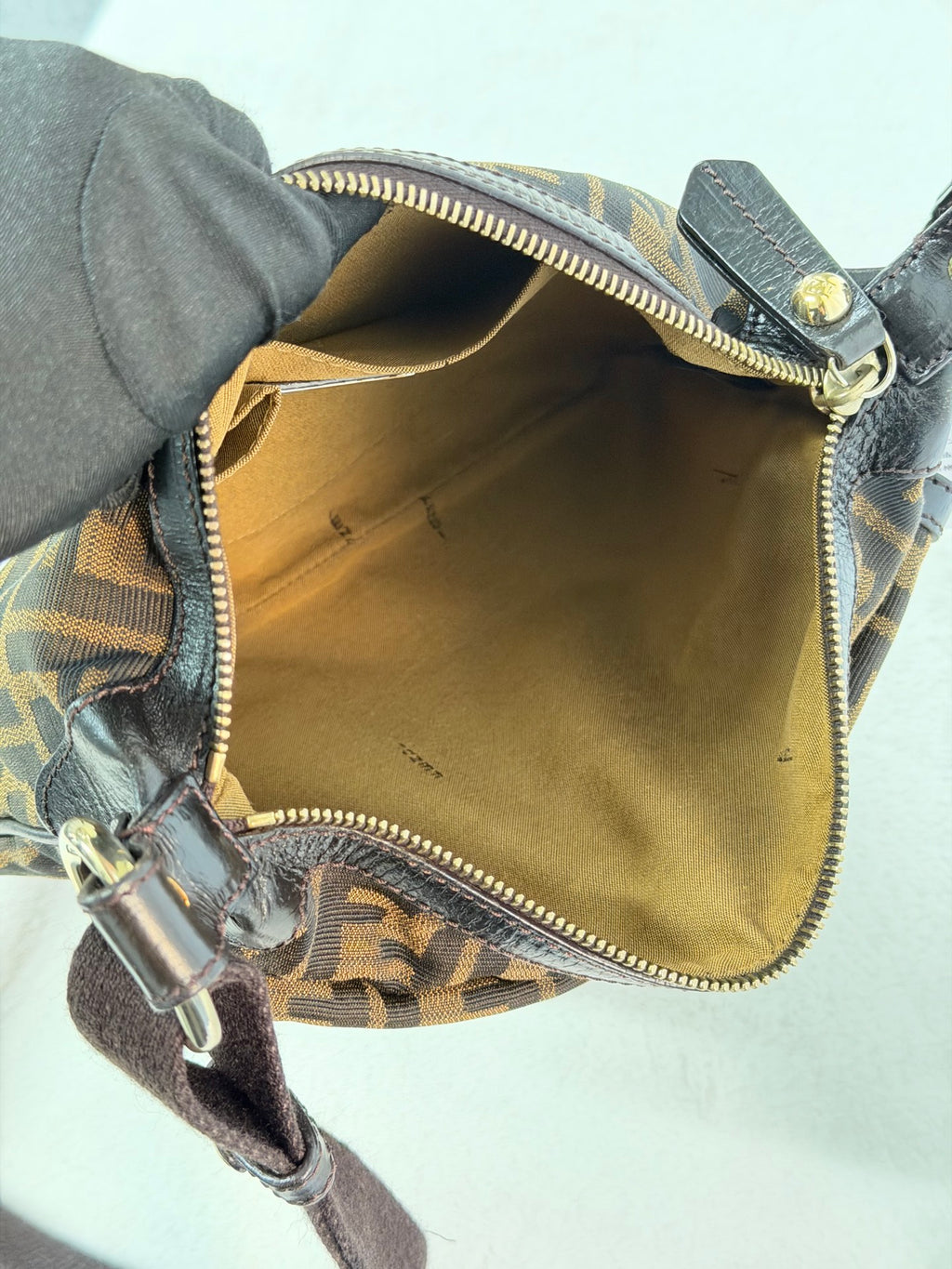 FENDI Zucca Hobo Shoulderbag