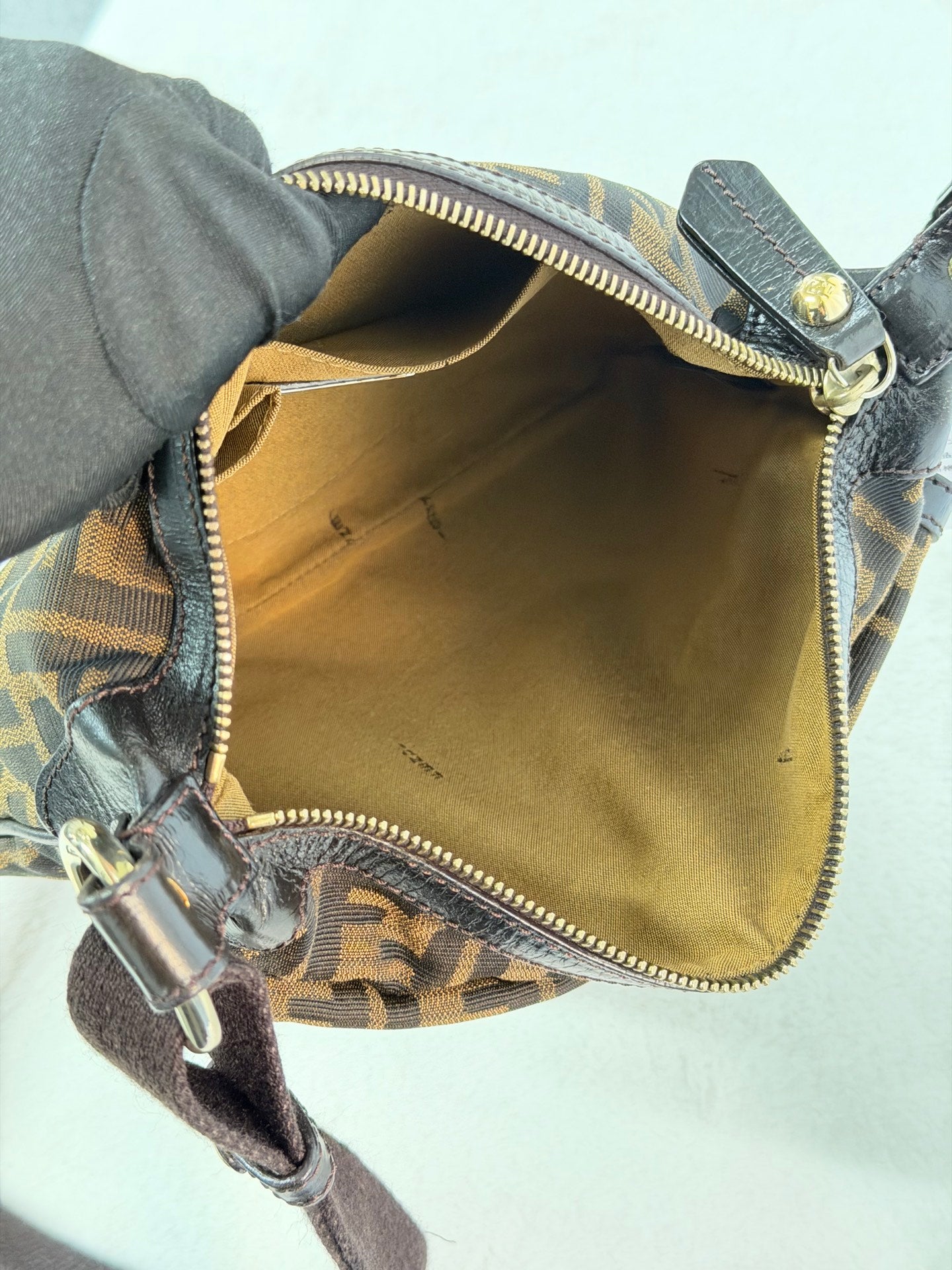 FENDI Zucca Hobo Shoulderbag