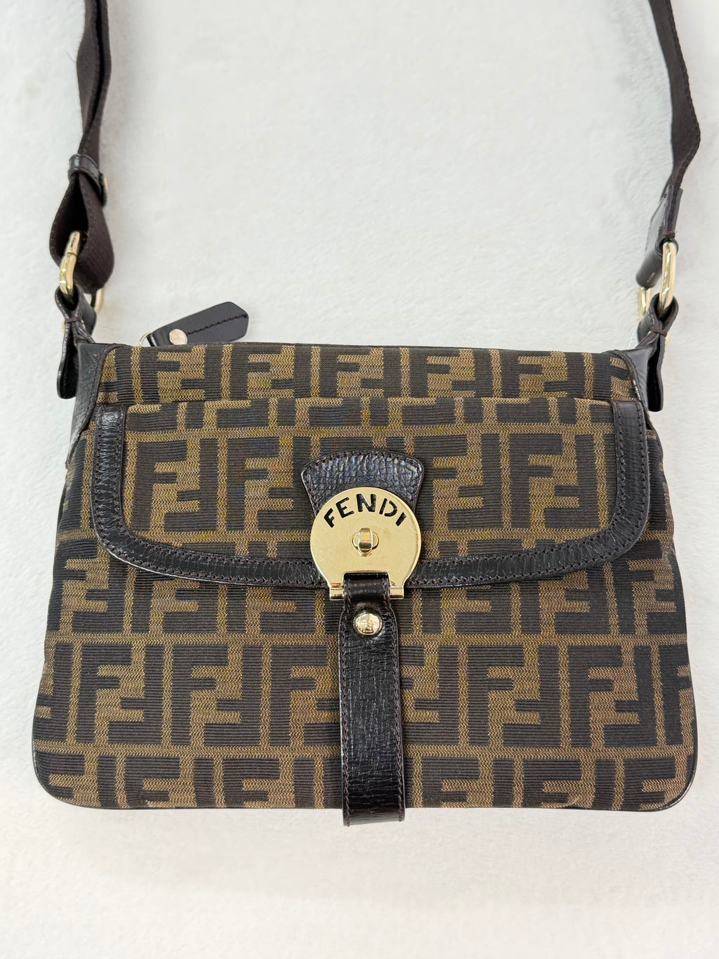 FENDI Zucca Hobo Shoulderbag